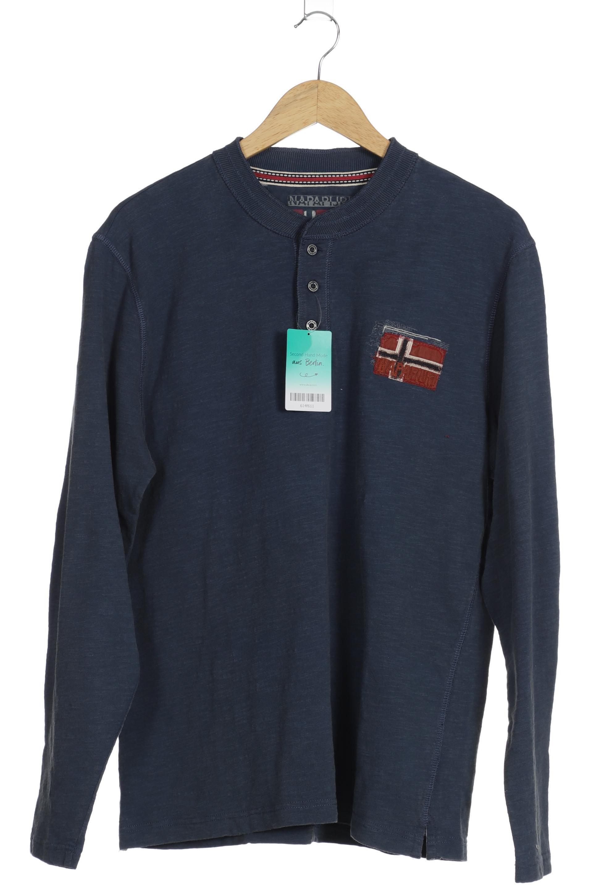 

Napapijri Herren Langarmshirt, blau, Gr.