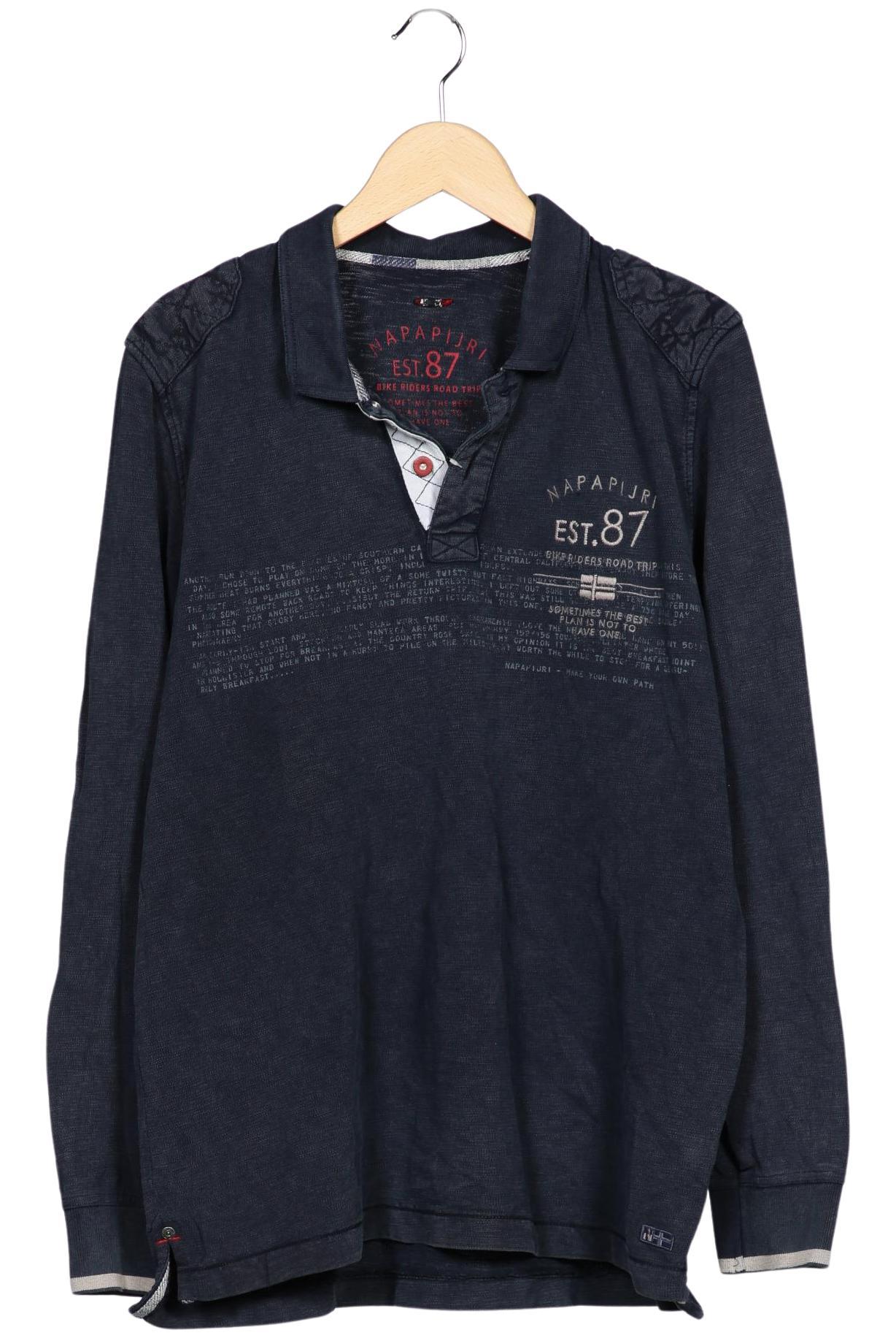 

Napapijri Herren Langarmshirt, marineblau, Gr. 54