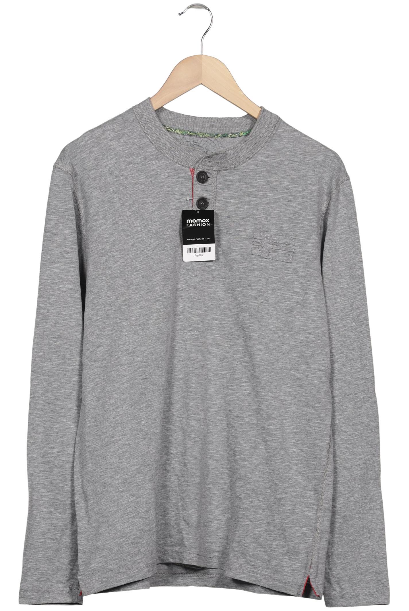 

Napapijri Herren Langarmshirt, grau, Gr. 52