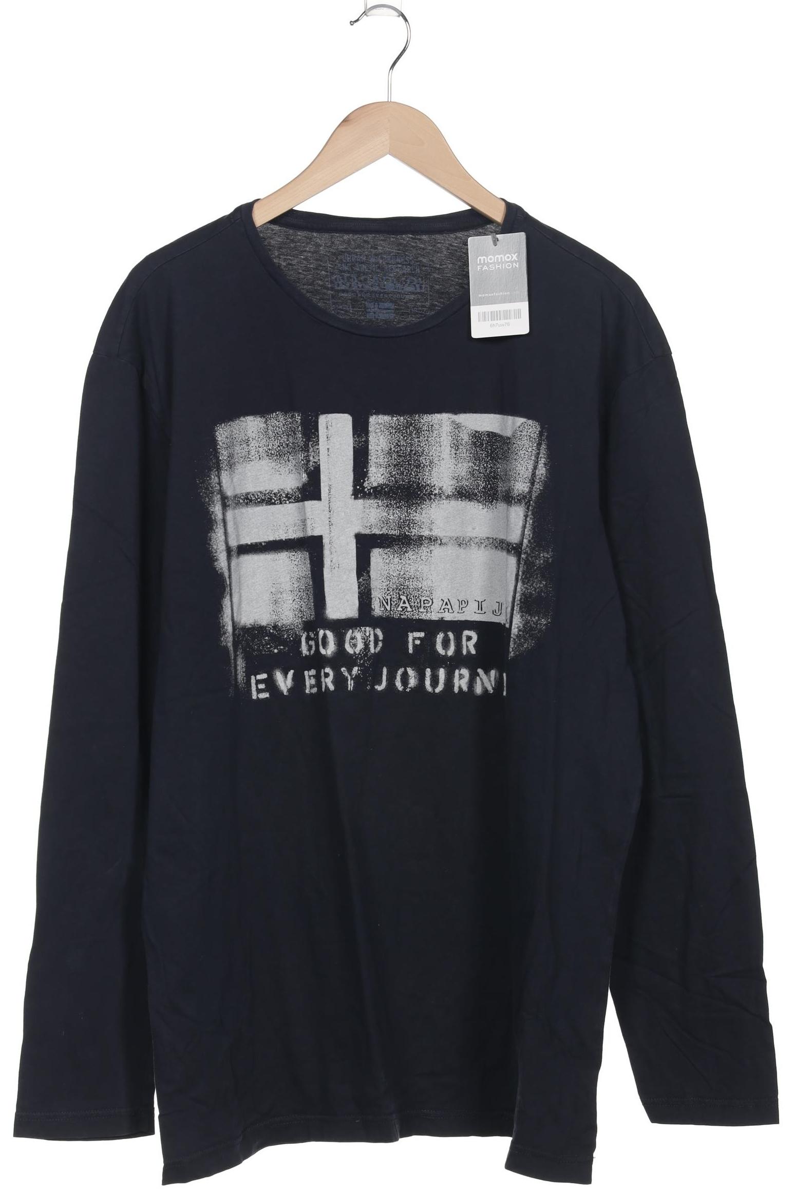 

Napapijri Herren Langarmshirt, marineblau, Gr. 58