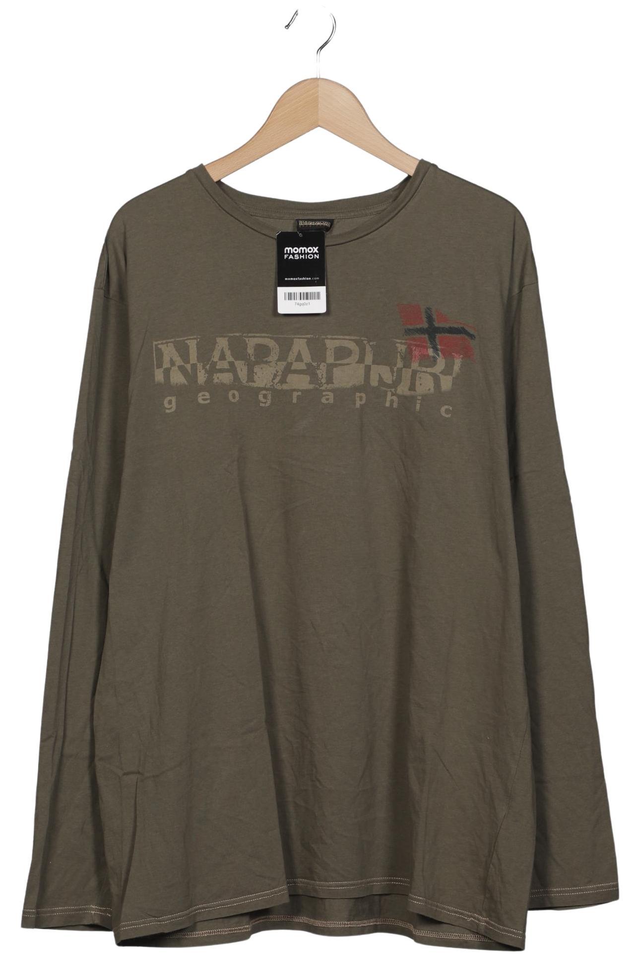 Thumbnail - Napapijri Herren Langarmshirt, grün, Gr. 58