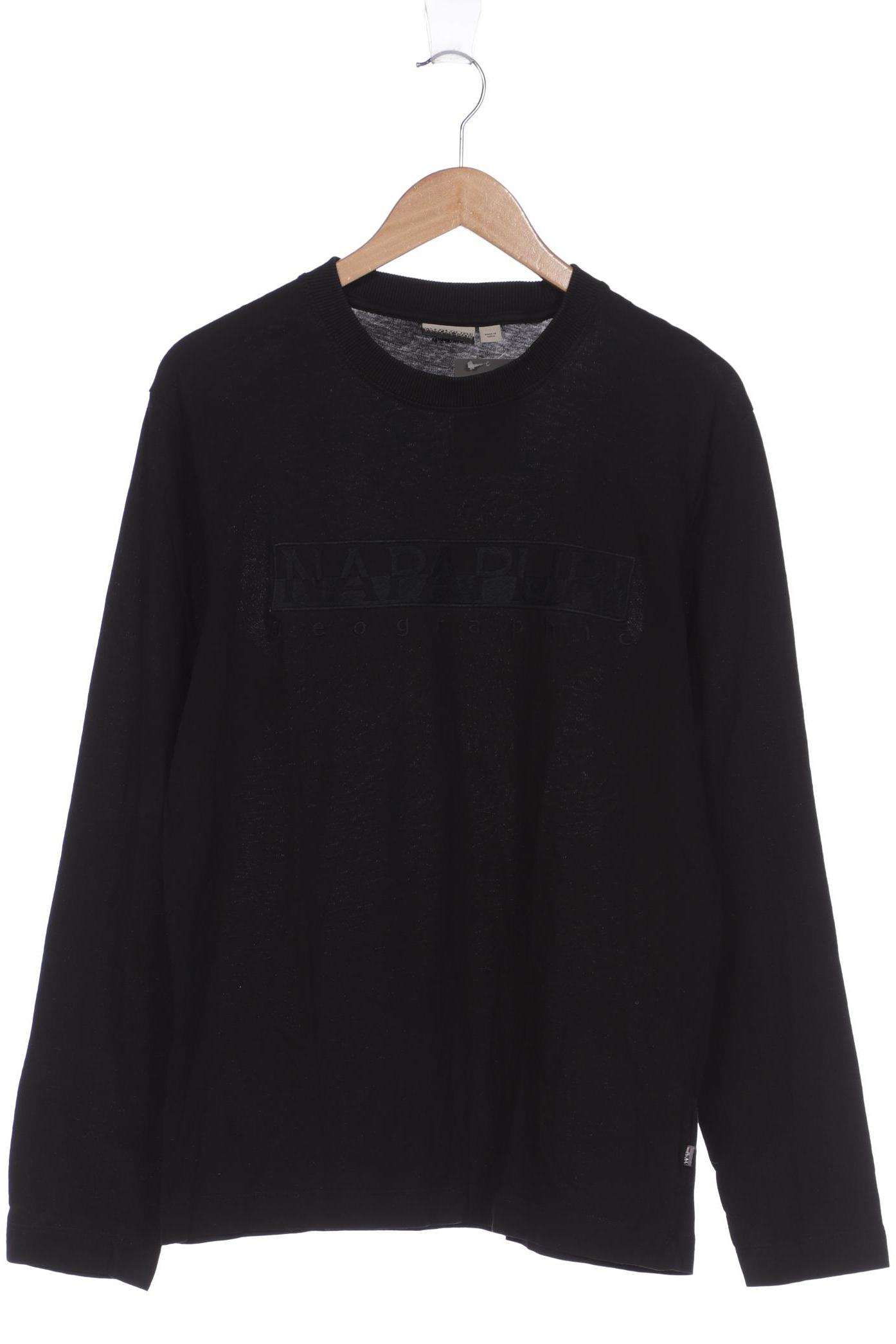 

Napapijri Herren Langarmshirt, schwarz, Gr. 52