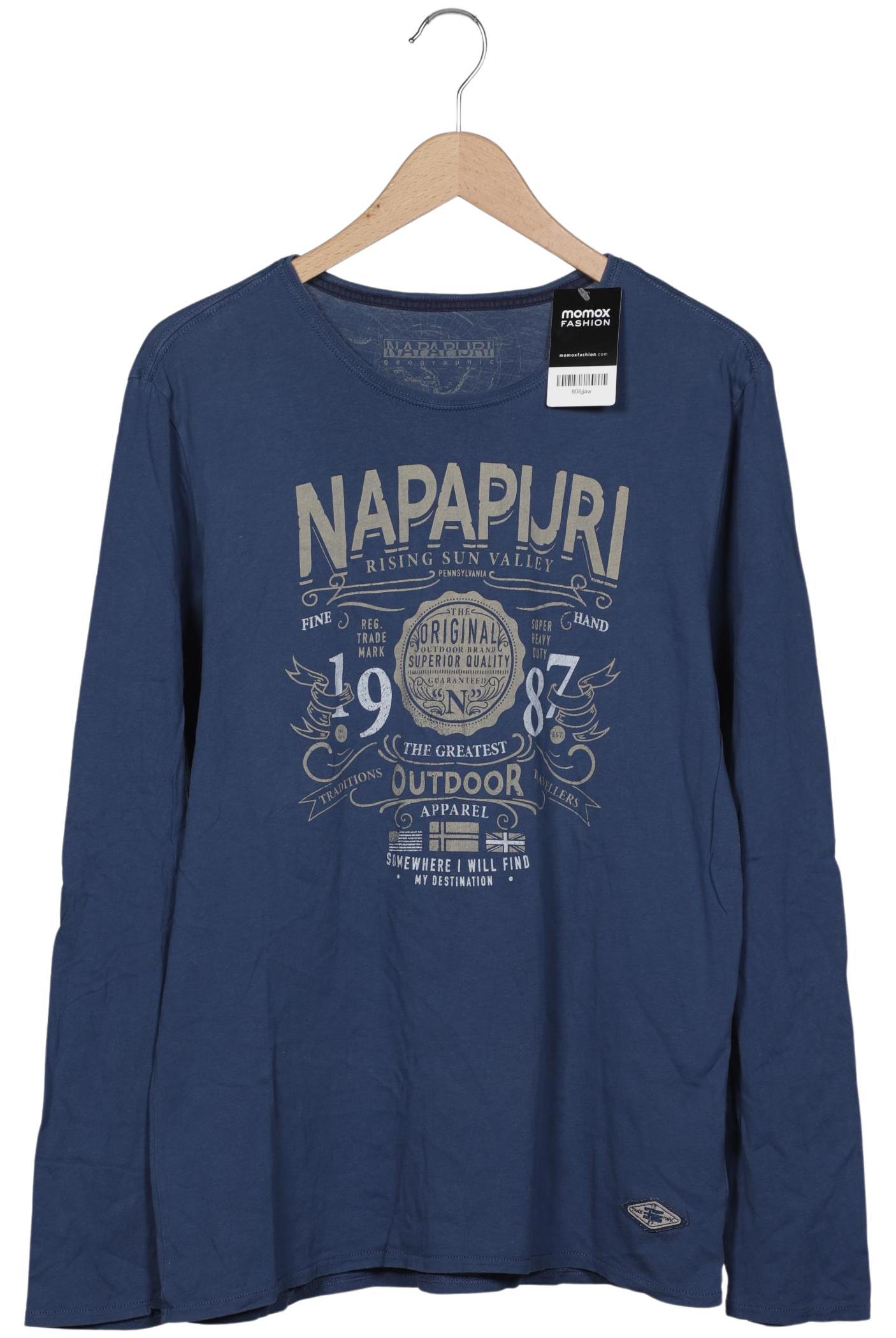 

Napapijri Herren Langarmshirt, marineblau, Gr. 54