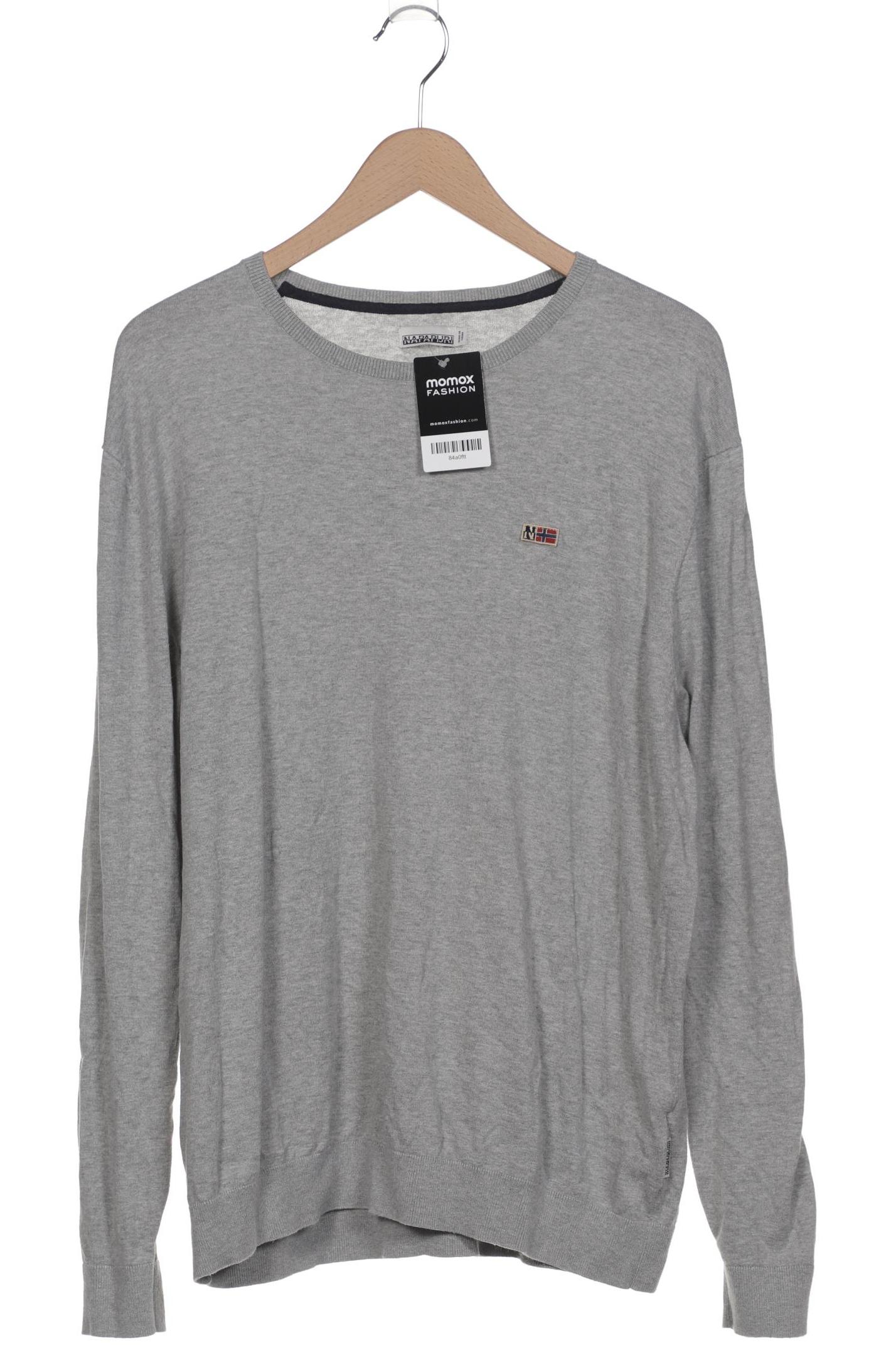 

Napapijri Herren Langarmshirt, grau, Gr. 58