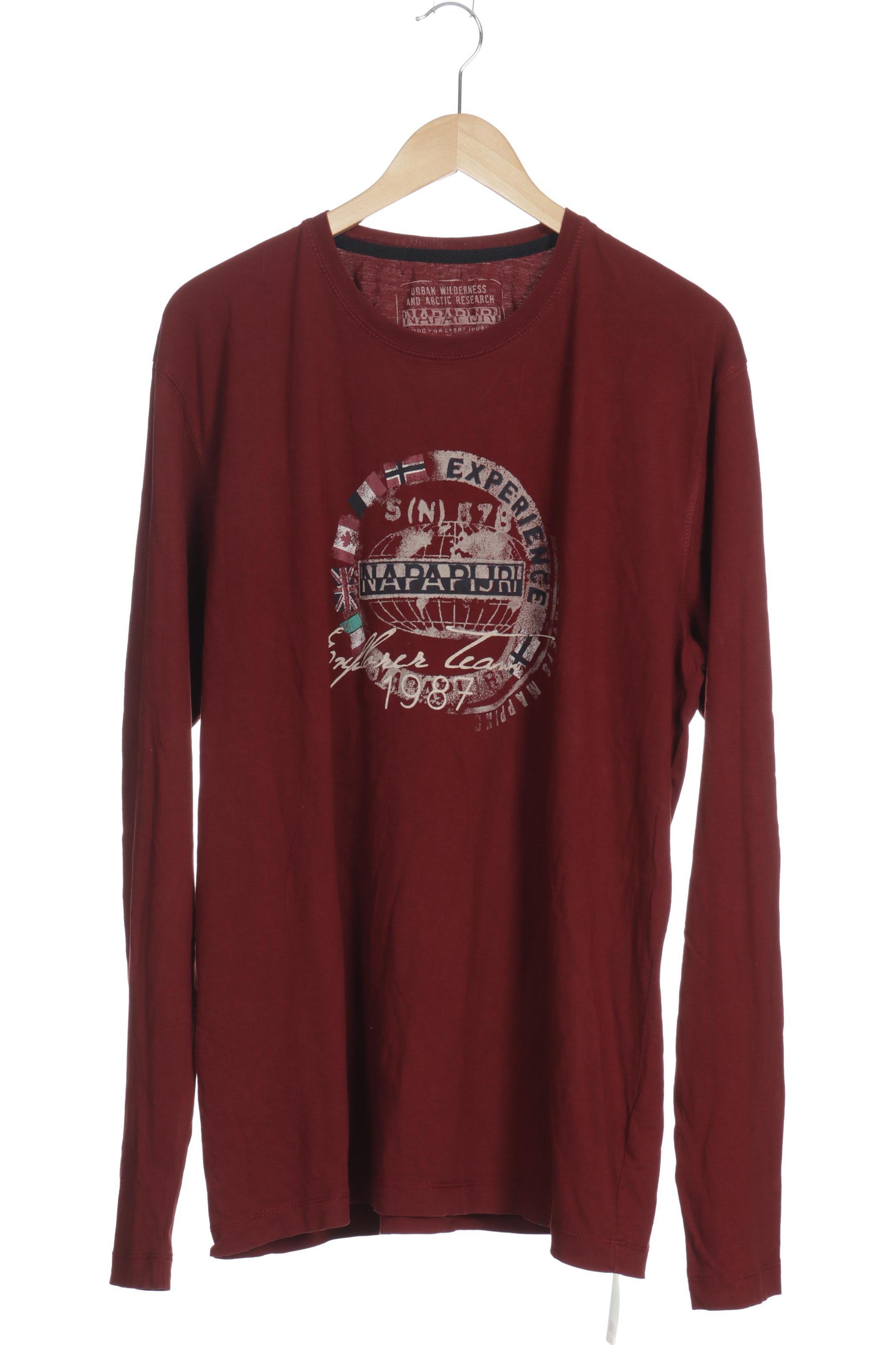 

Napapijri Herren Langarmshirt, braun, Gr.