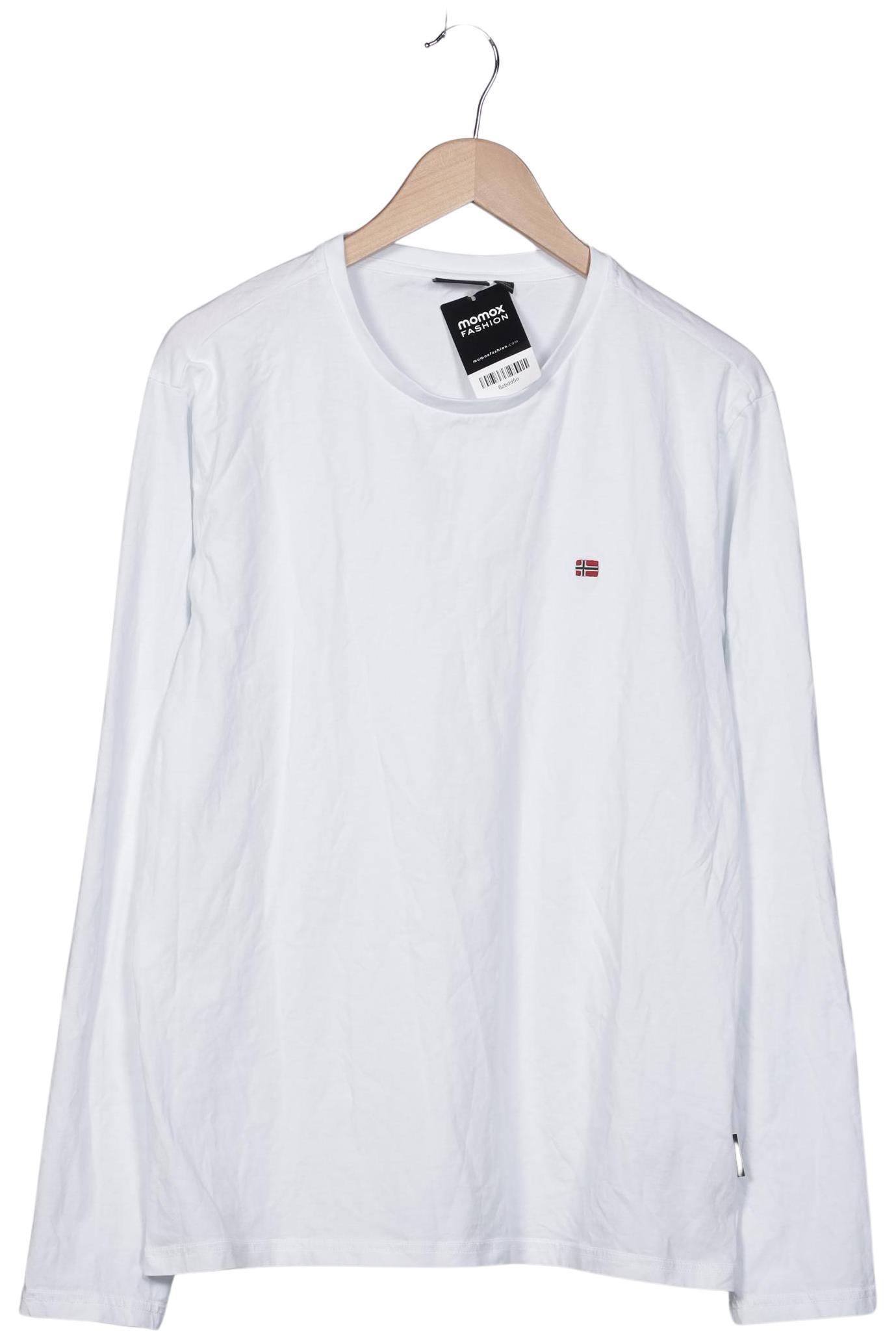 

Napapijri Herren Langarmshirt, weiß, Gr. 54