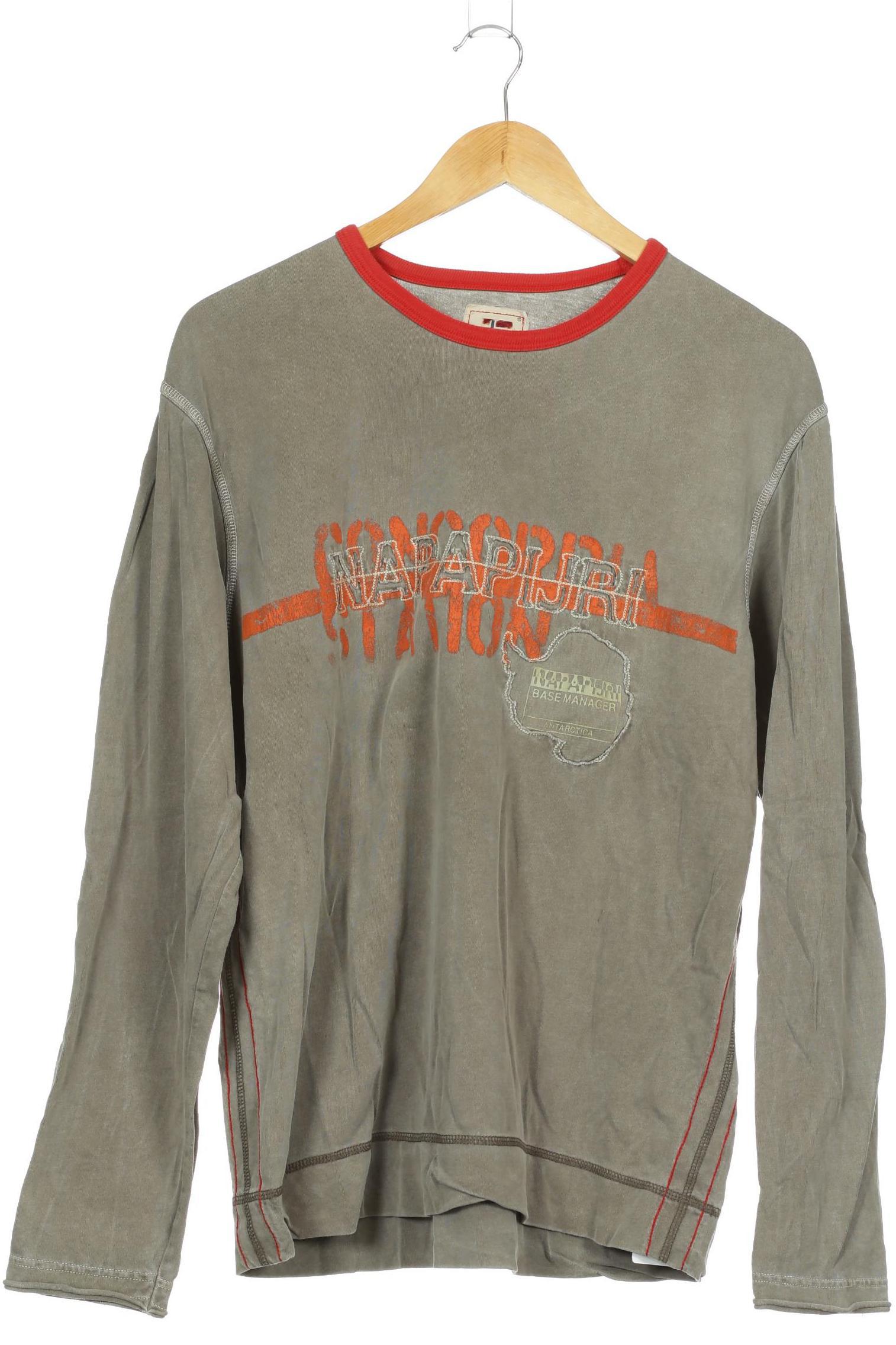 

Napapijri Herren Langarmshirt, grau, Gr.