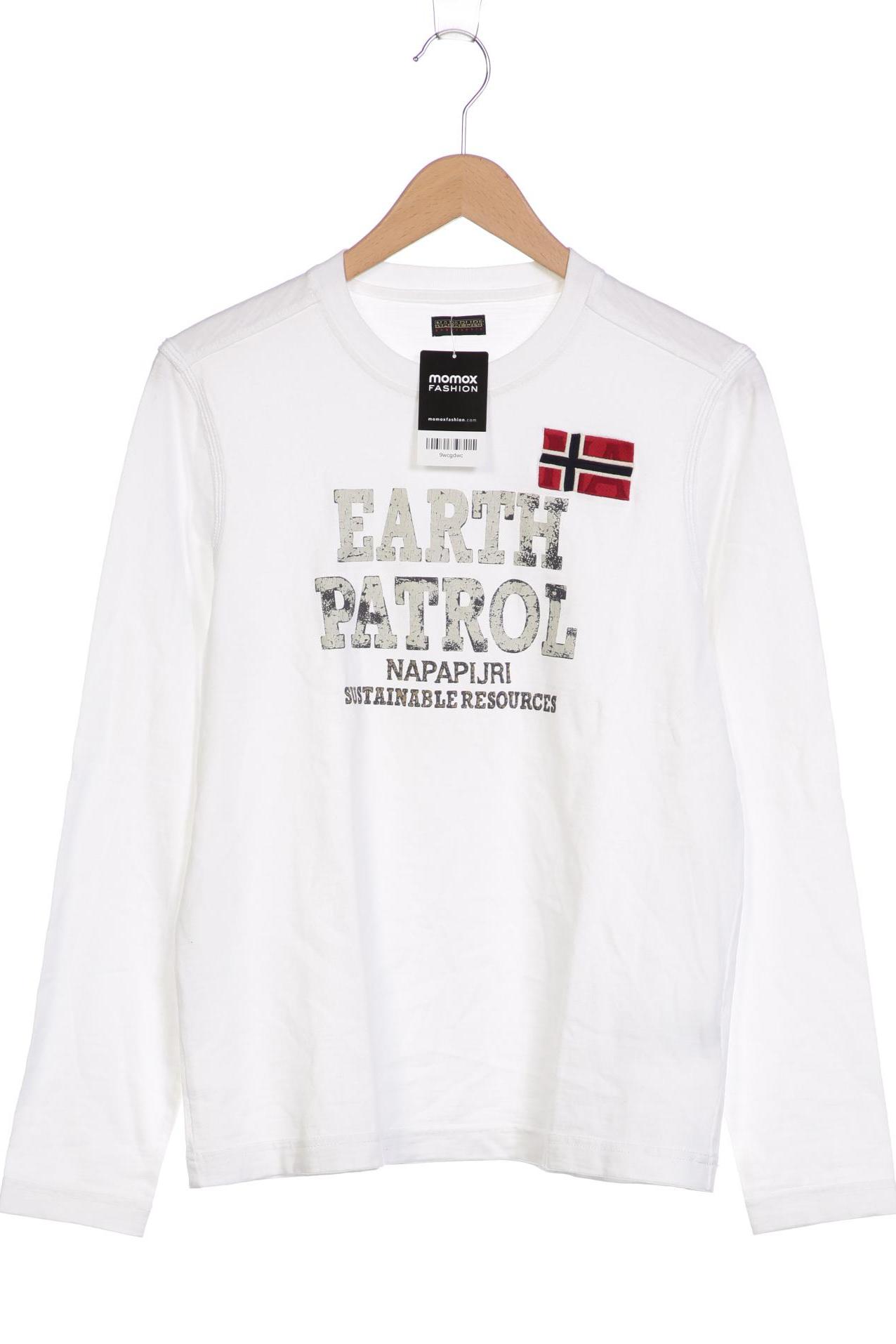 

Napapijri Herren Langarmshirt, weiß