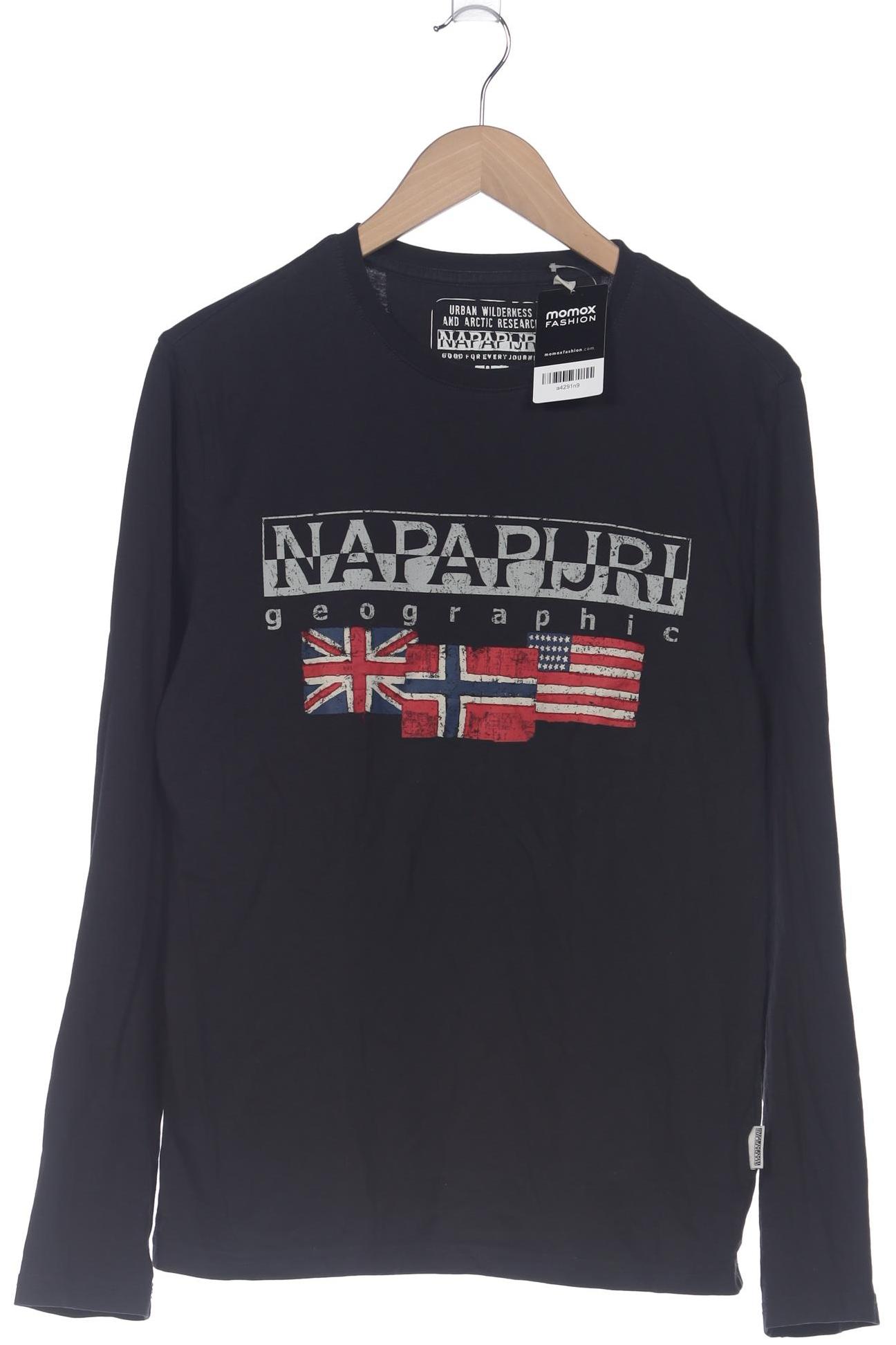 

Napapijri Herren Langarmshirt, schwarz, Gr. 48