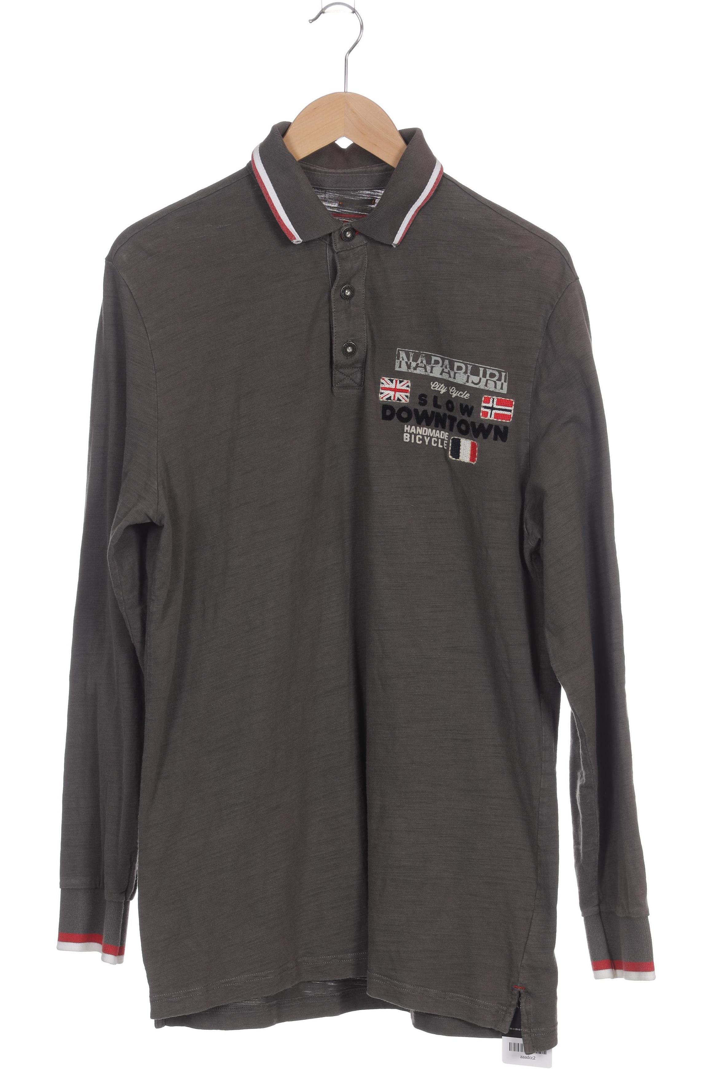 

Napapijri Herren Langarmshirt, grau, Gr.