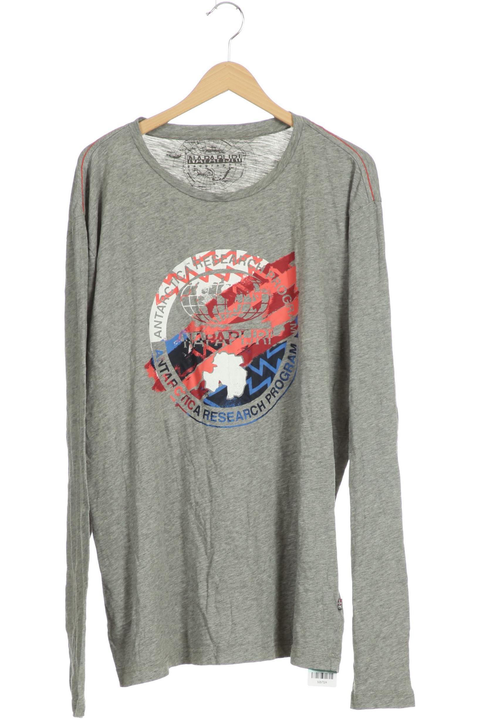 

Napapijri Herren Langarmshirt, grau, Gr.