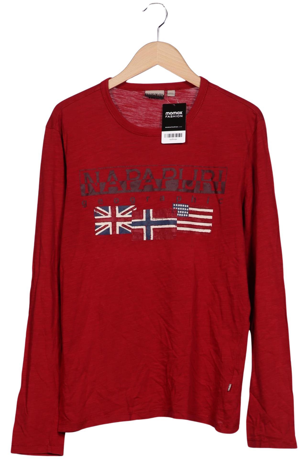 Thumbnail - Napapijri Herren Langarmshirt, rot, Gr. 52