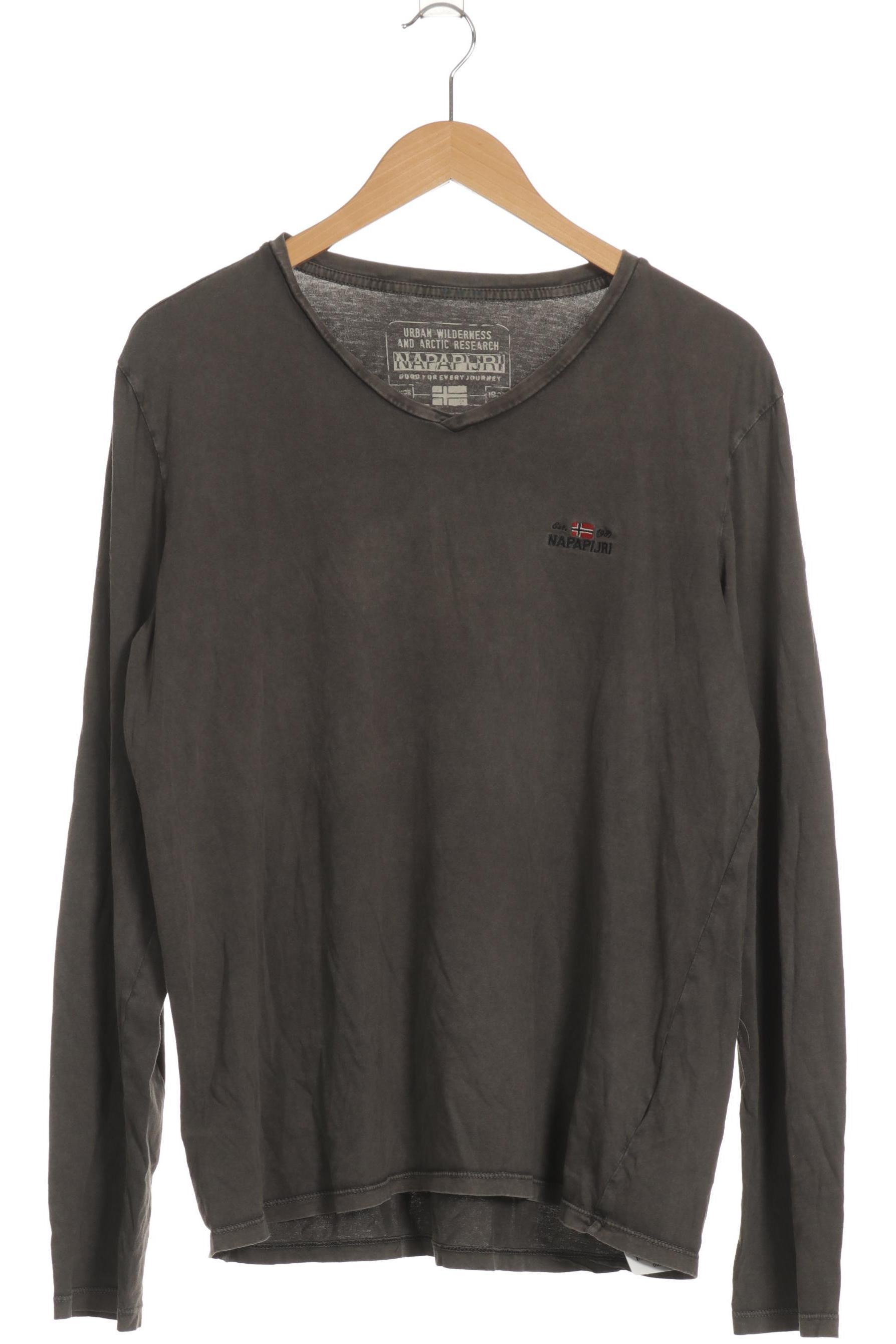 

Napapijri Herren Langarmshirt, grau, Gr.