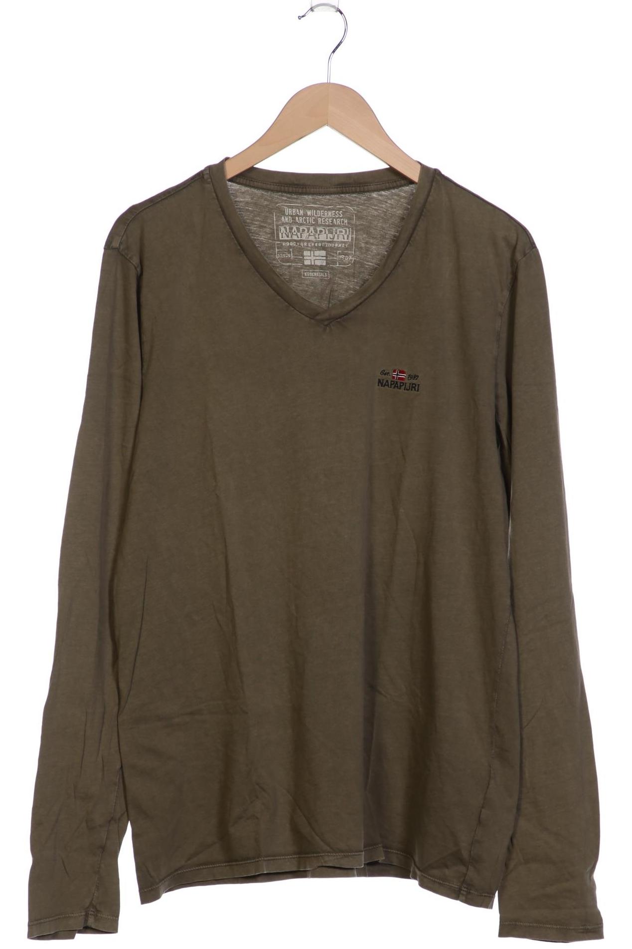 

Napapijri Herren Langarmshirt, grün, Gr. 54