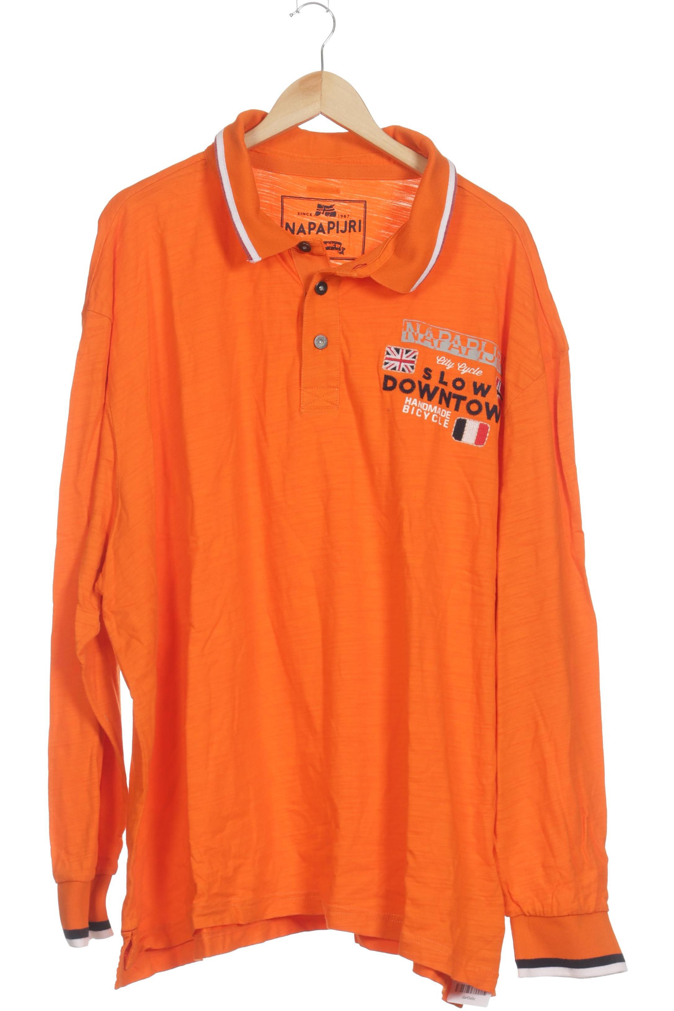 Thumbnail - Napapijri Herren Langarmshirt, orange, Gr.