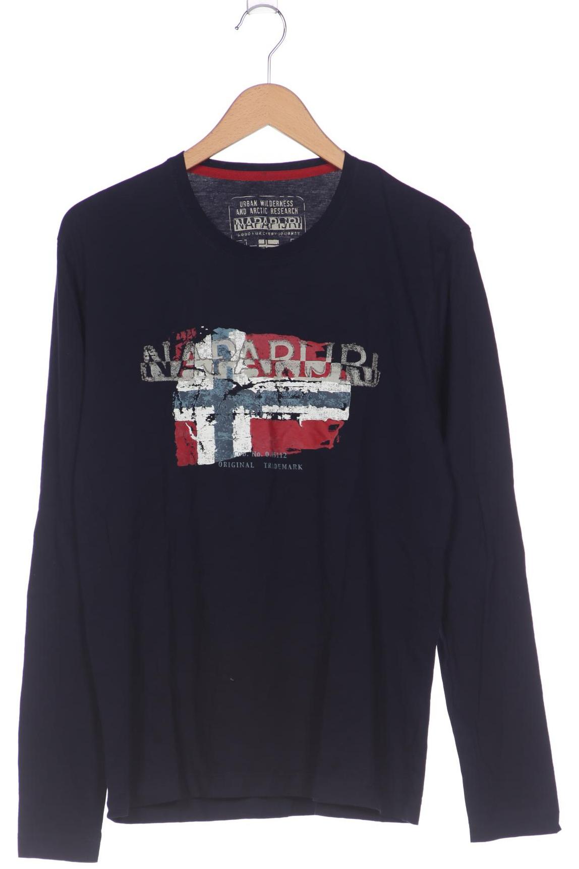

Napapijri Herren Langarmshirt, marineblau, Gr. 48