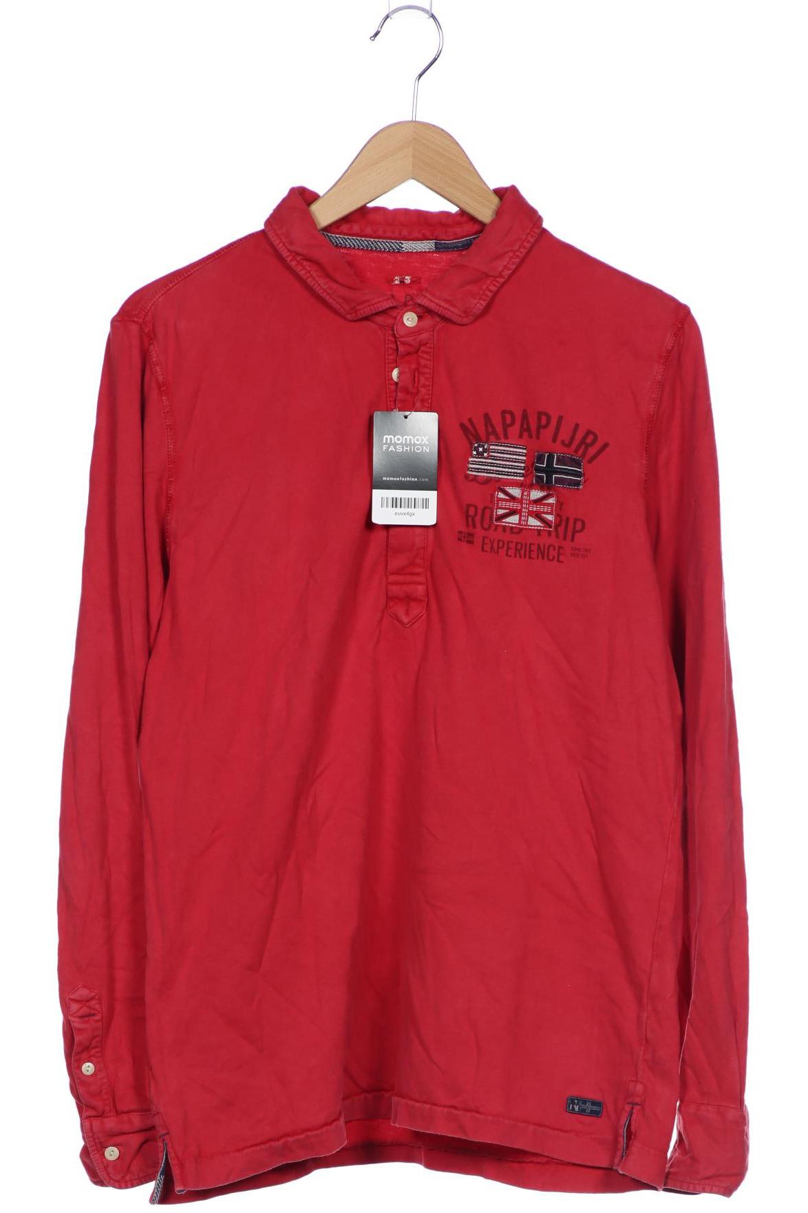 

Napapijri Herren Langarmshirt, rot, Gr. 52