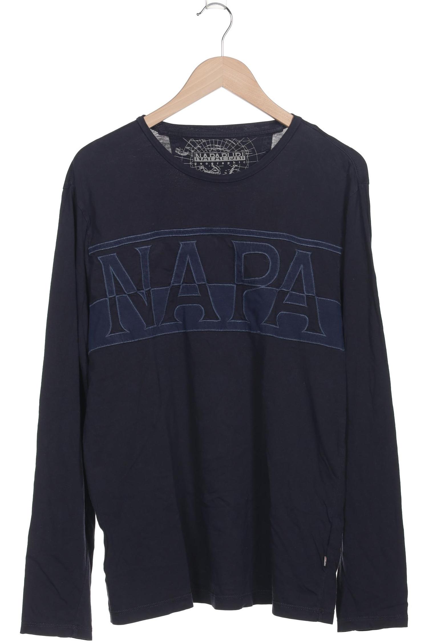 

Napapijri Herren Langarmshirt, marineblau, Gr. 54