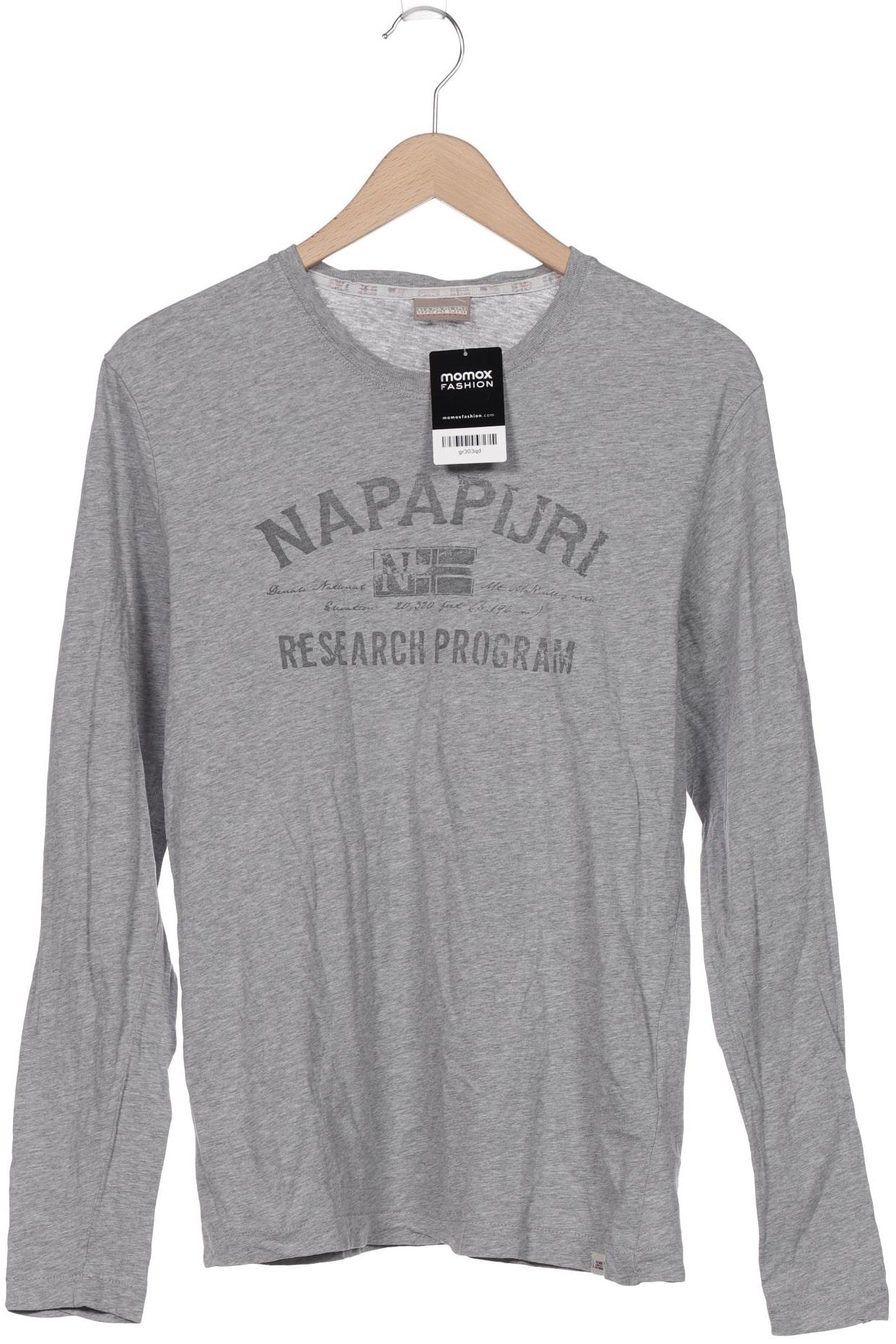 

Napapijri Herren Langarmshirt, grau