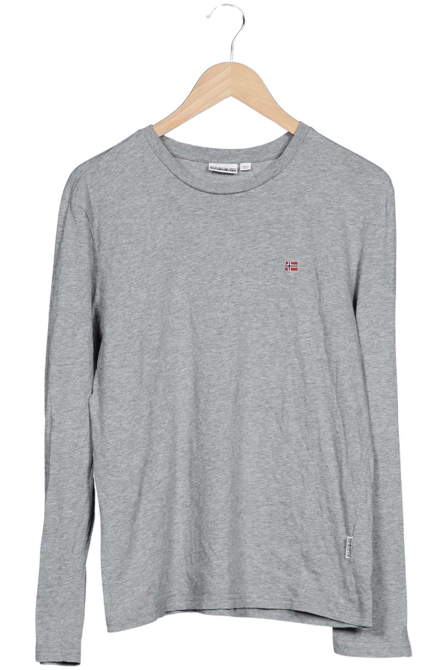 Thumbnail - Napapijri Herren Langarmshirt, grau, Gr. 48