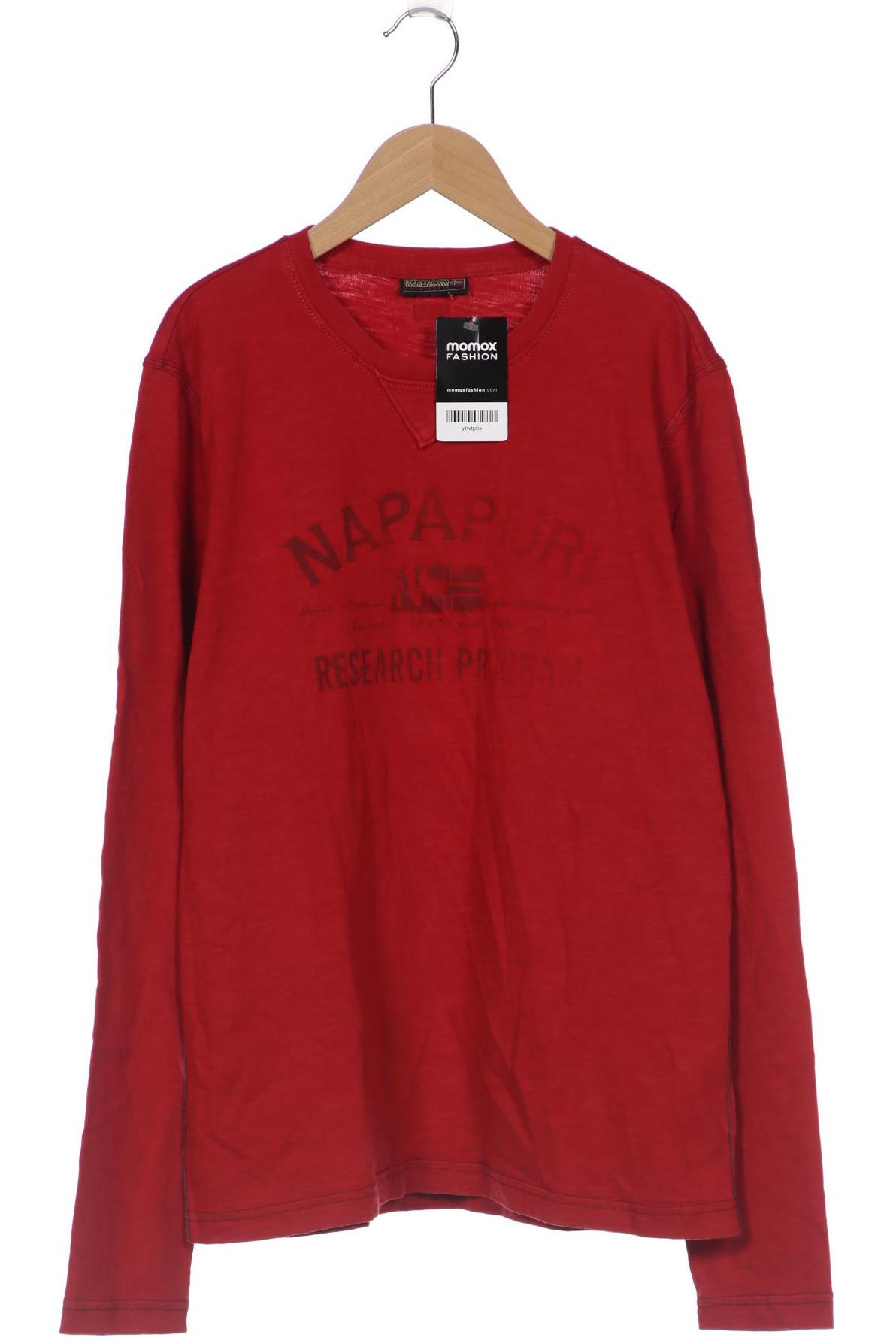 

Napapijri Herren Langarmshirt, rot, Gr. 52