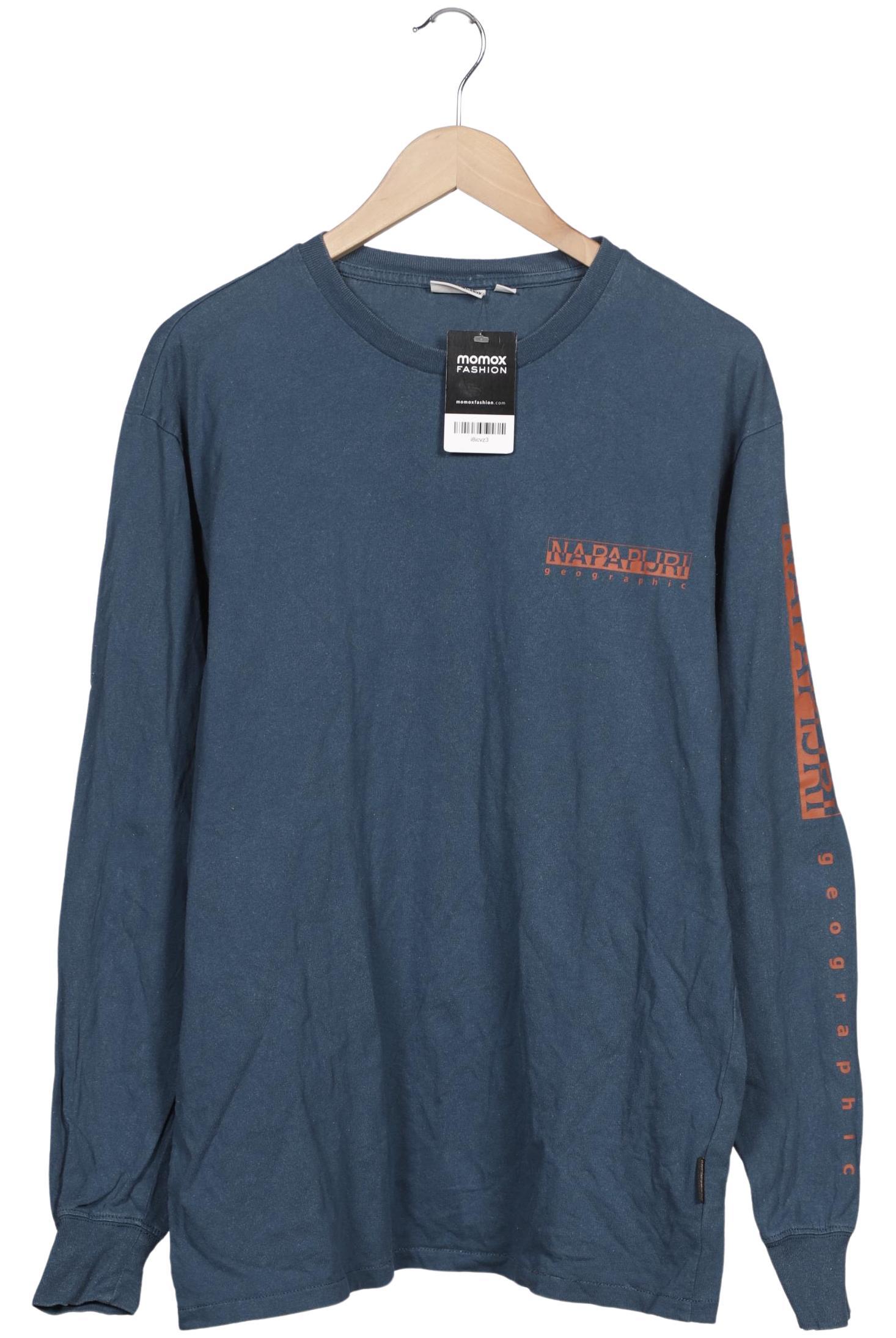 

Napapijri Herren Langarmshirt, blau, Gr. 48