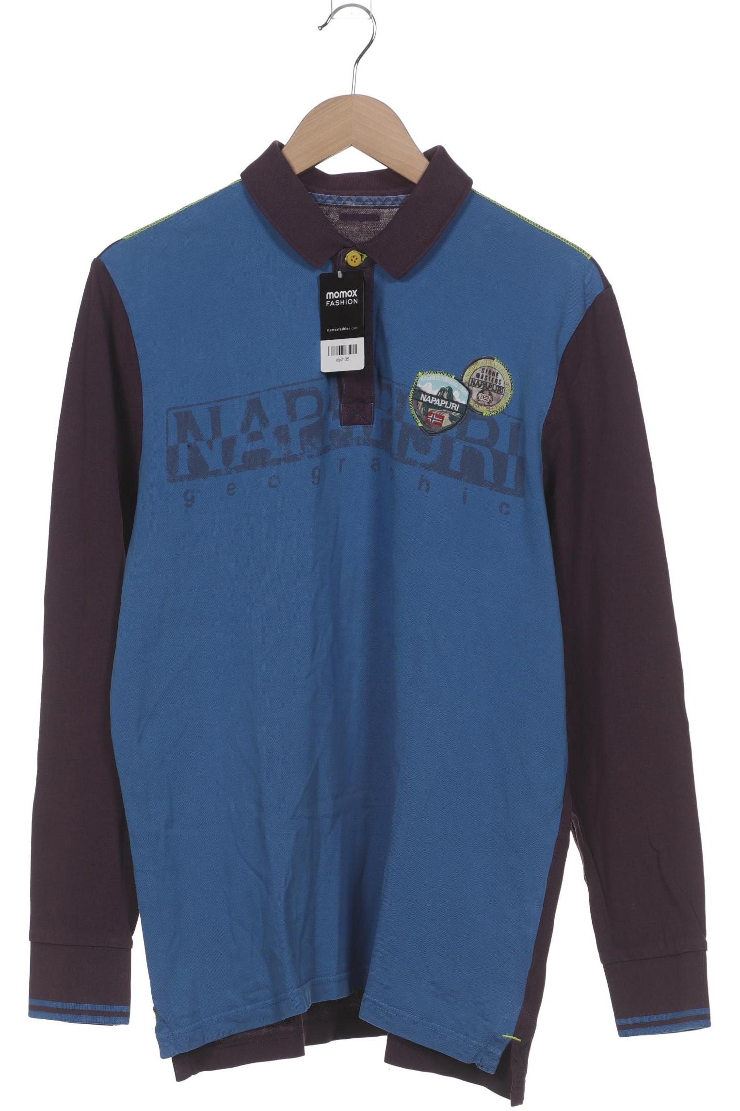 

Napapijri Herren Langarmshirt, blau, Gr. 54