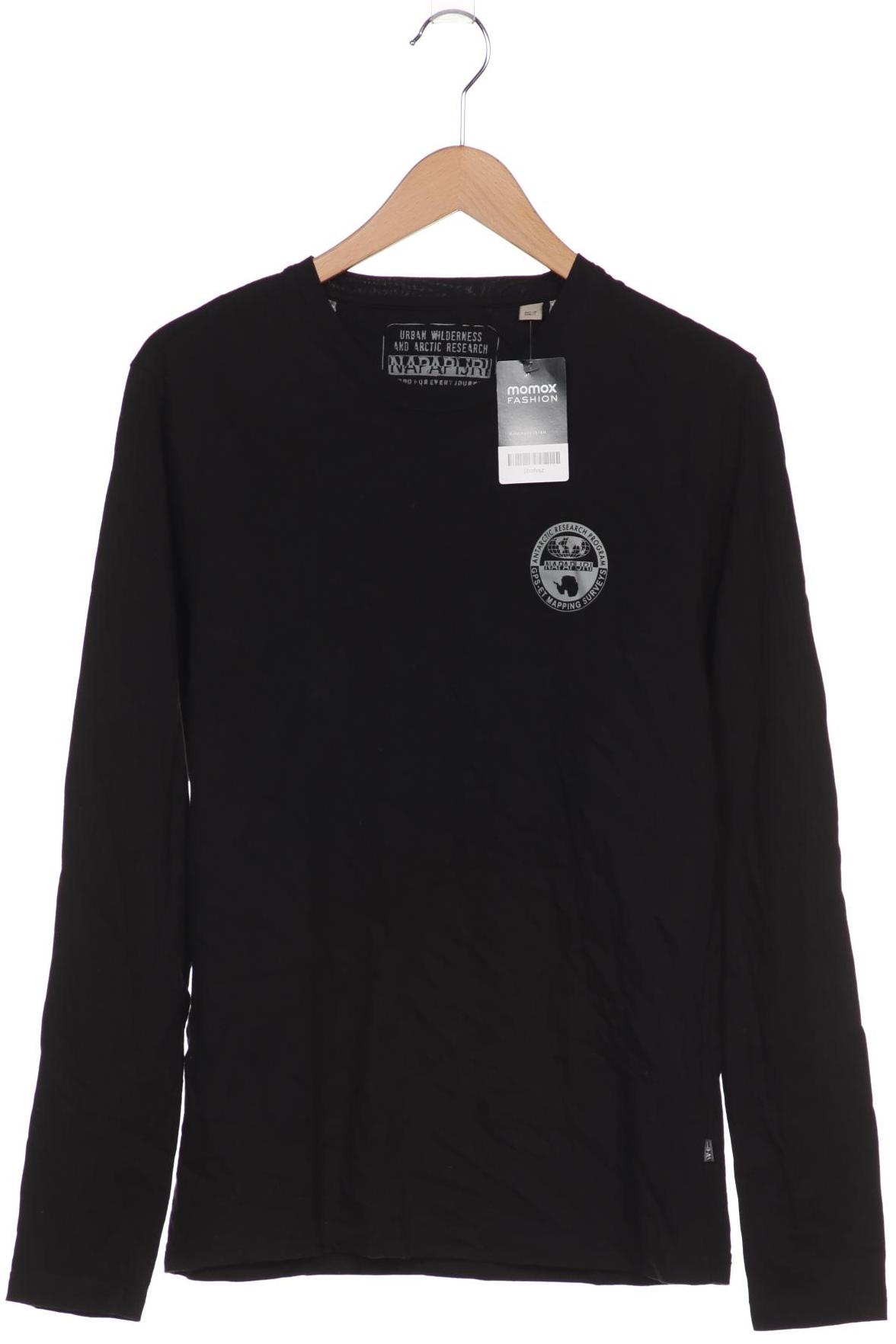 

Napapijri Herren Langarmshirt, schwarz