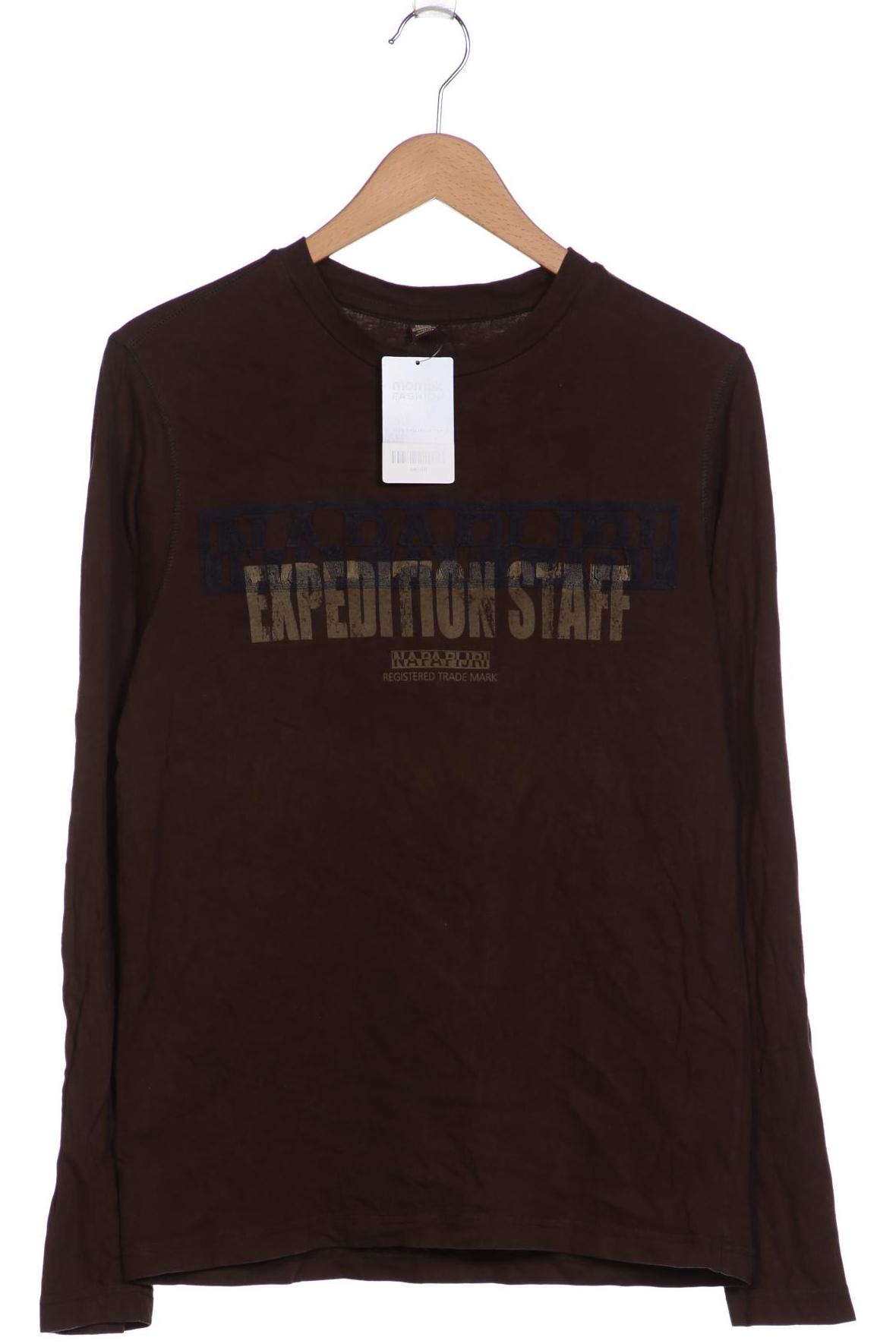 

Napapijri Herren Langarmshirt, braun, Gr. 46