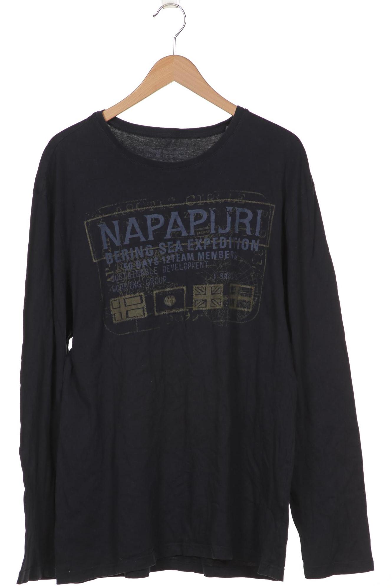 

Napapijri Herren Langarmshirt, marineblau, Gr. 54