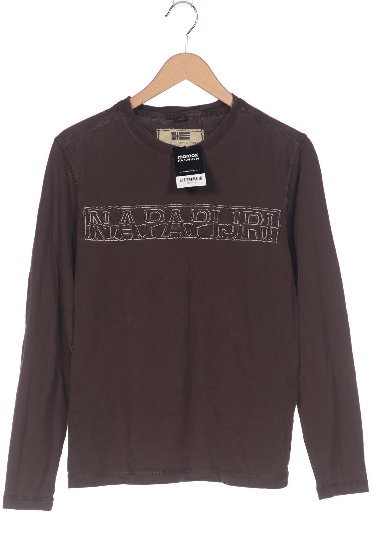 

Napapijri Herren Langarmshirt, braun, Gr. 48
