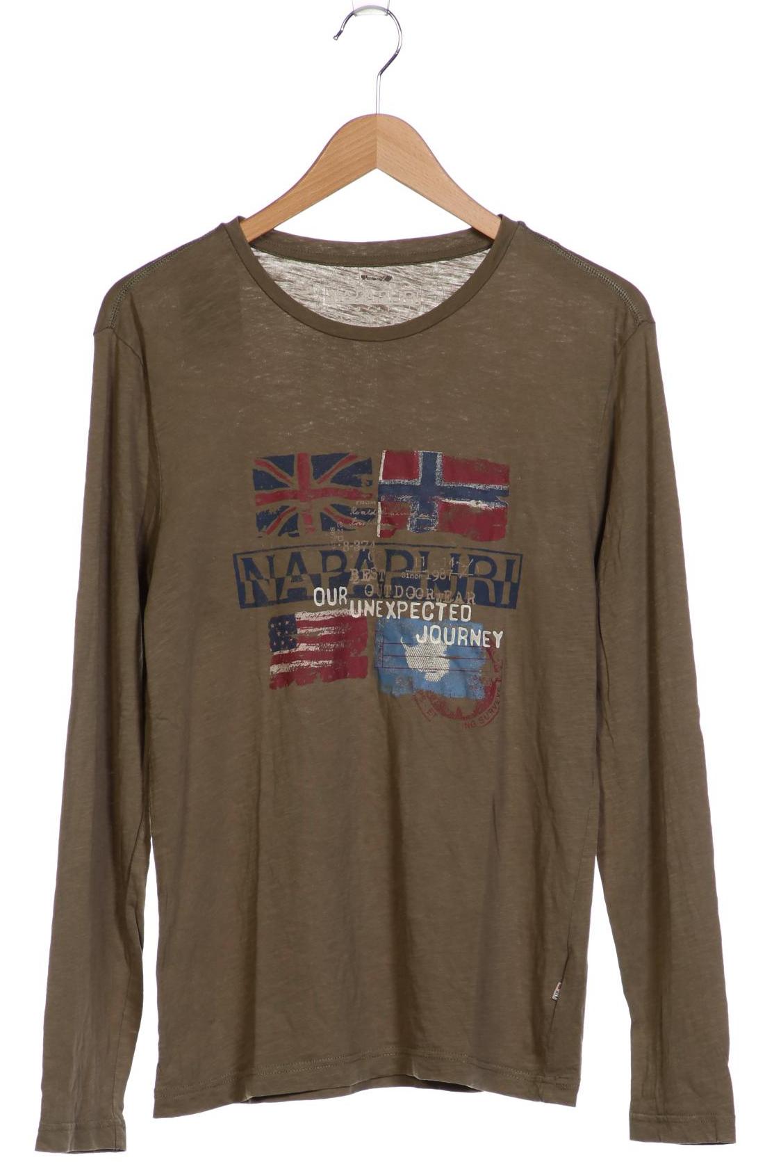 

Napapijri Herren Langarmshirt, grün