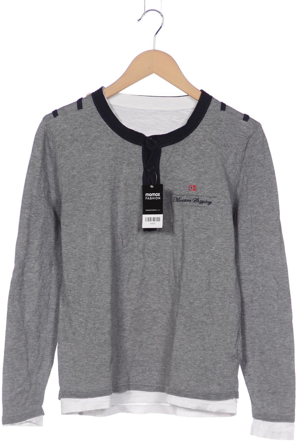 

Napapijri Herren Langarmshirt, grau