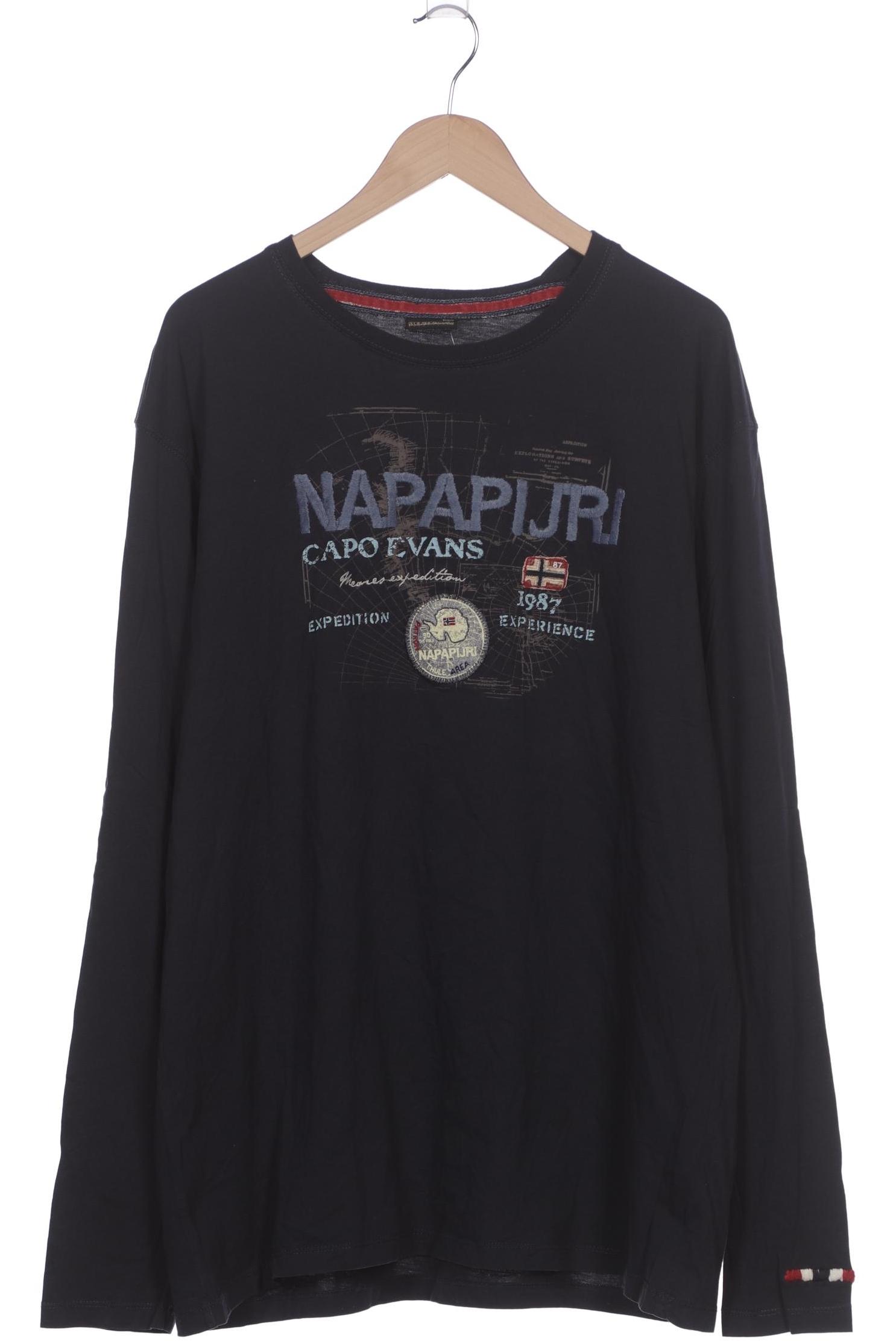 

Napapijri Herren Langarmshirt, marineblau, Gr. 58