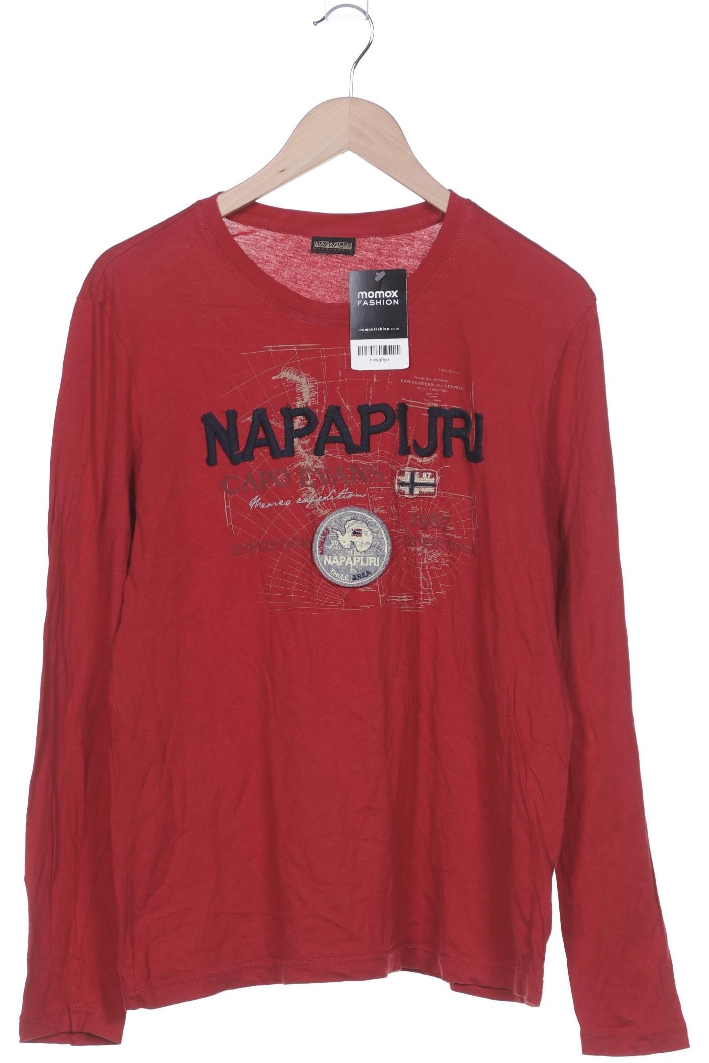 

Napapijri Herren Langarmshirt, rot, Gr. 48