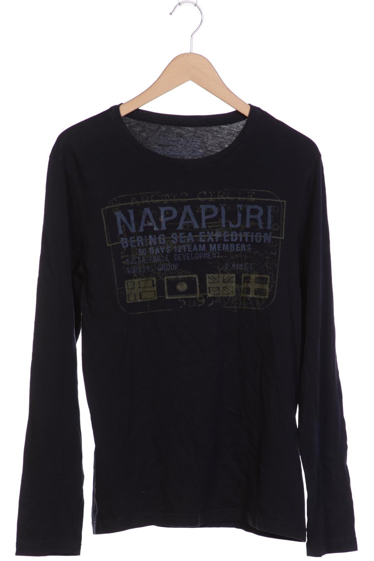 

Napapijri Herren Langarmshirt, marineblau