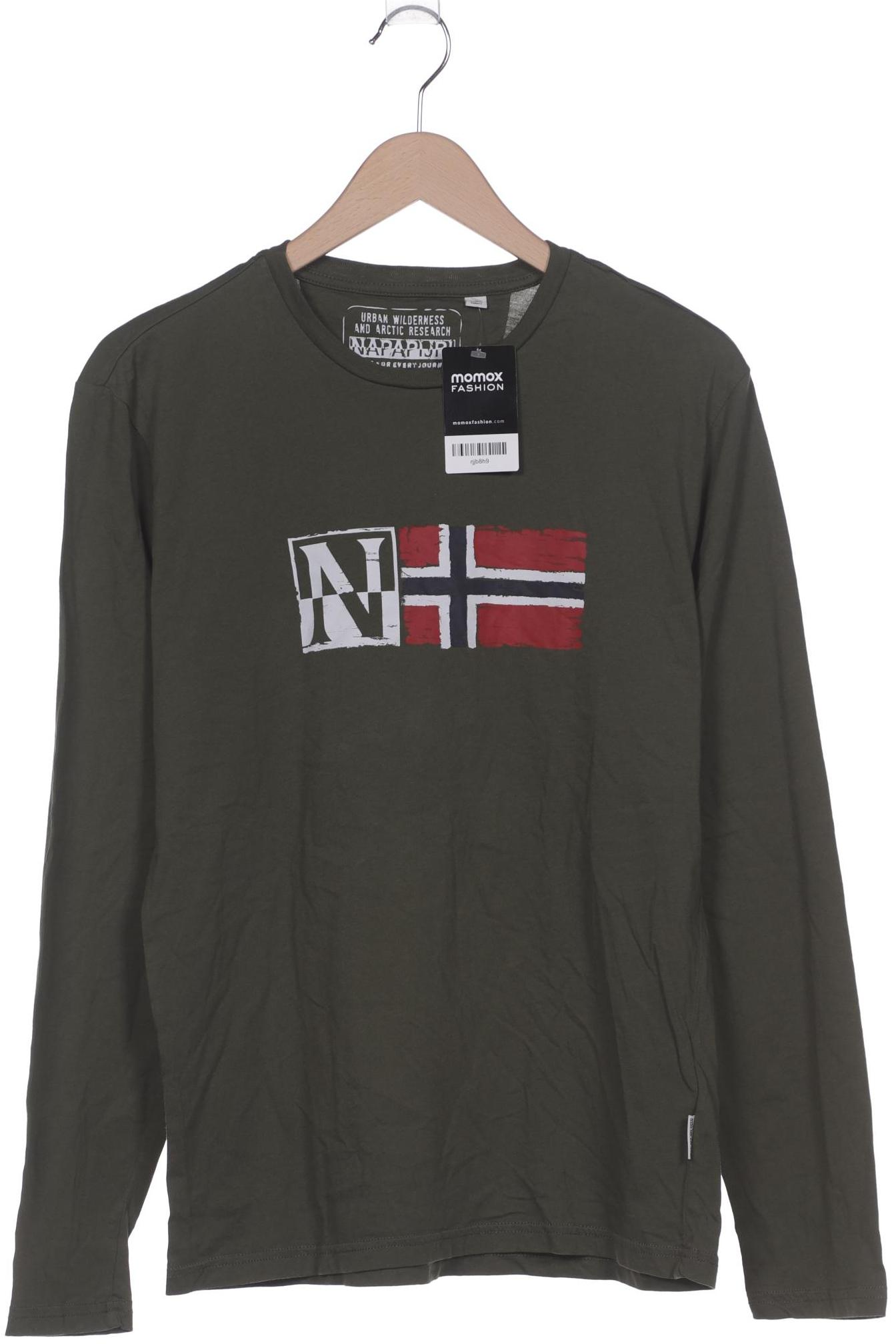 

Napapijri Herren Langarmshirt, grün, Gr. 48