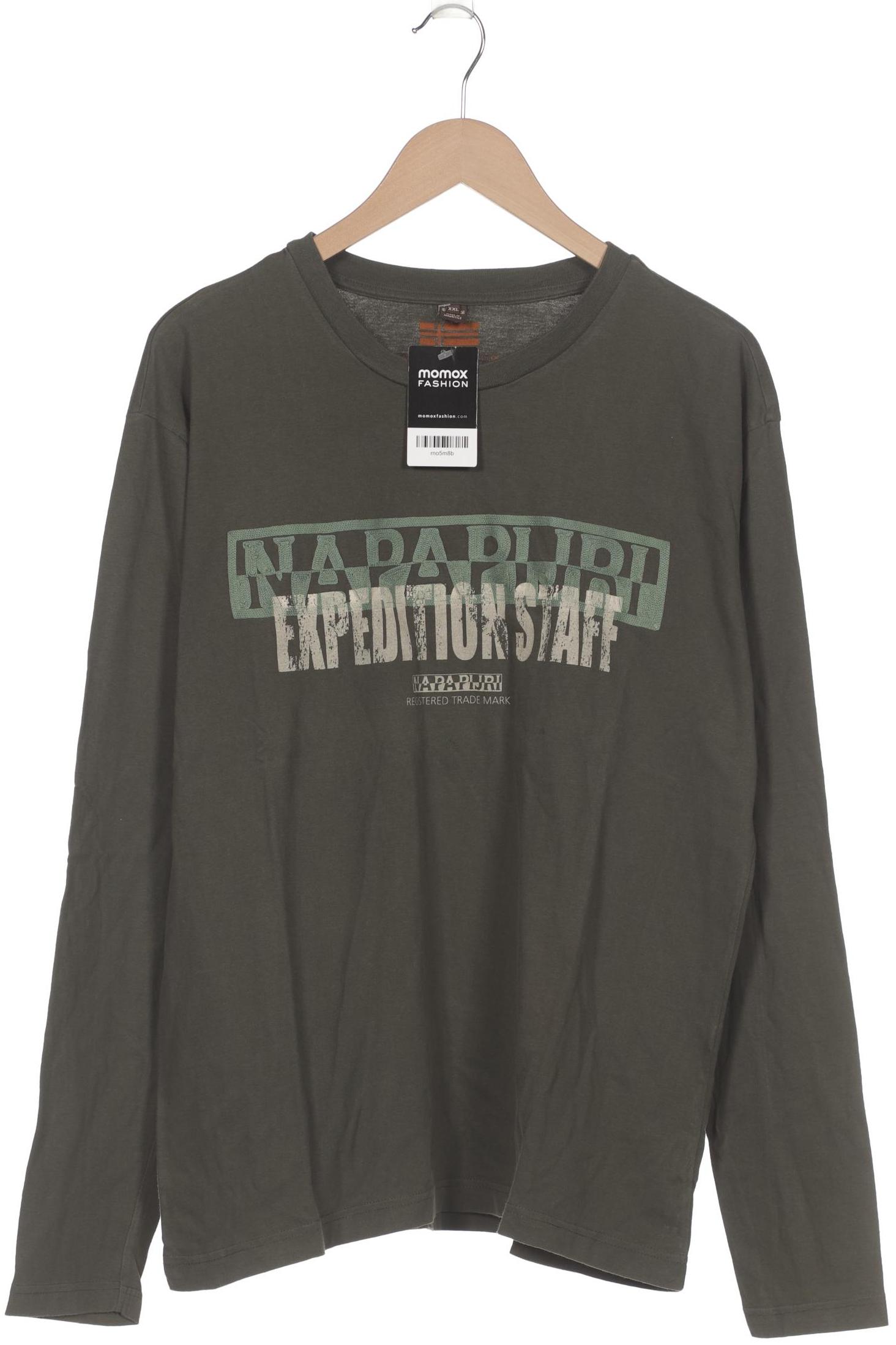 

Napapijri Herren Langarmshirt, grün, Gr. 56