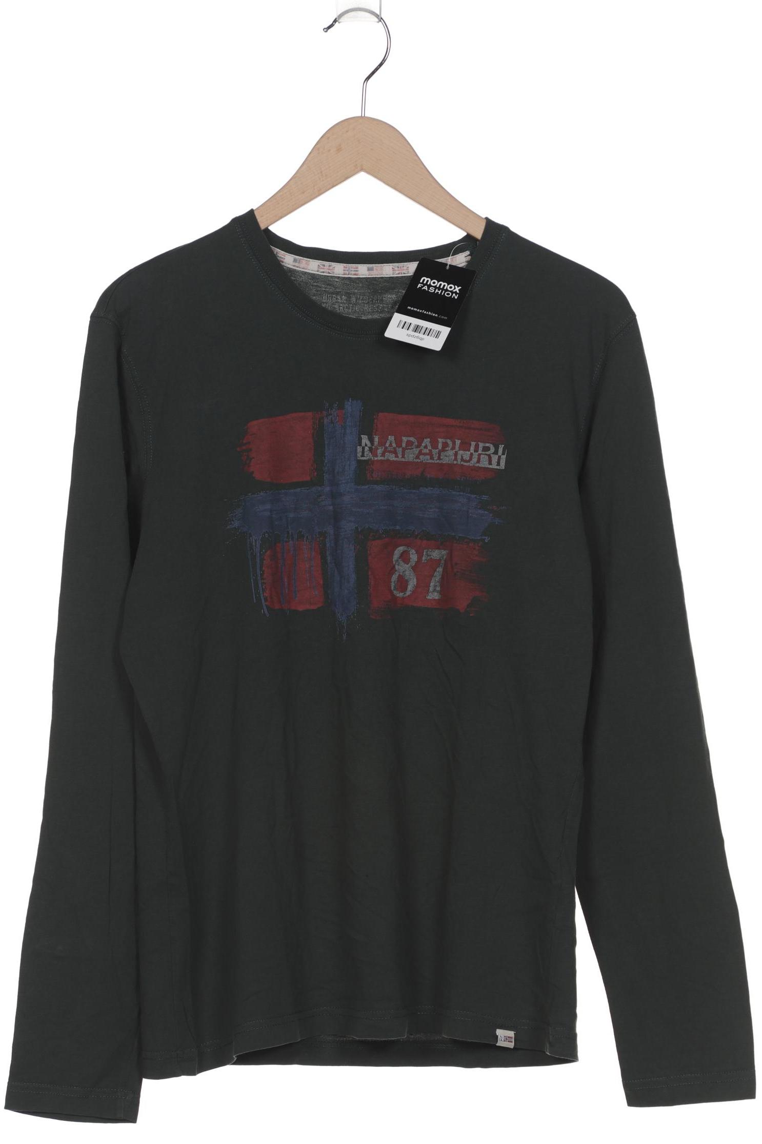 

Napapijri Herren Langarmshirt, grün, Gr. 48