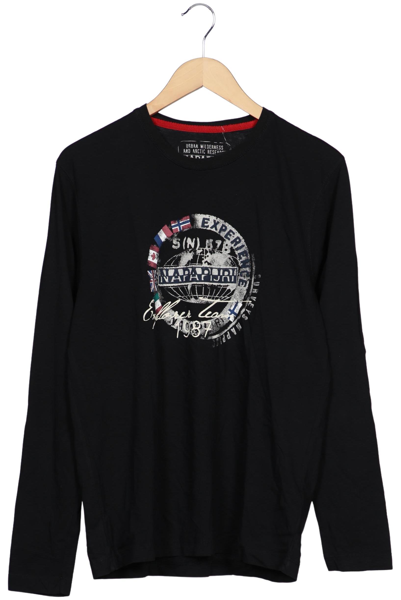 

Napapijri Herren Langarmshirt, schwarz, Gr. 48