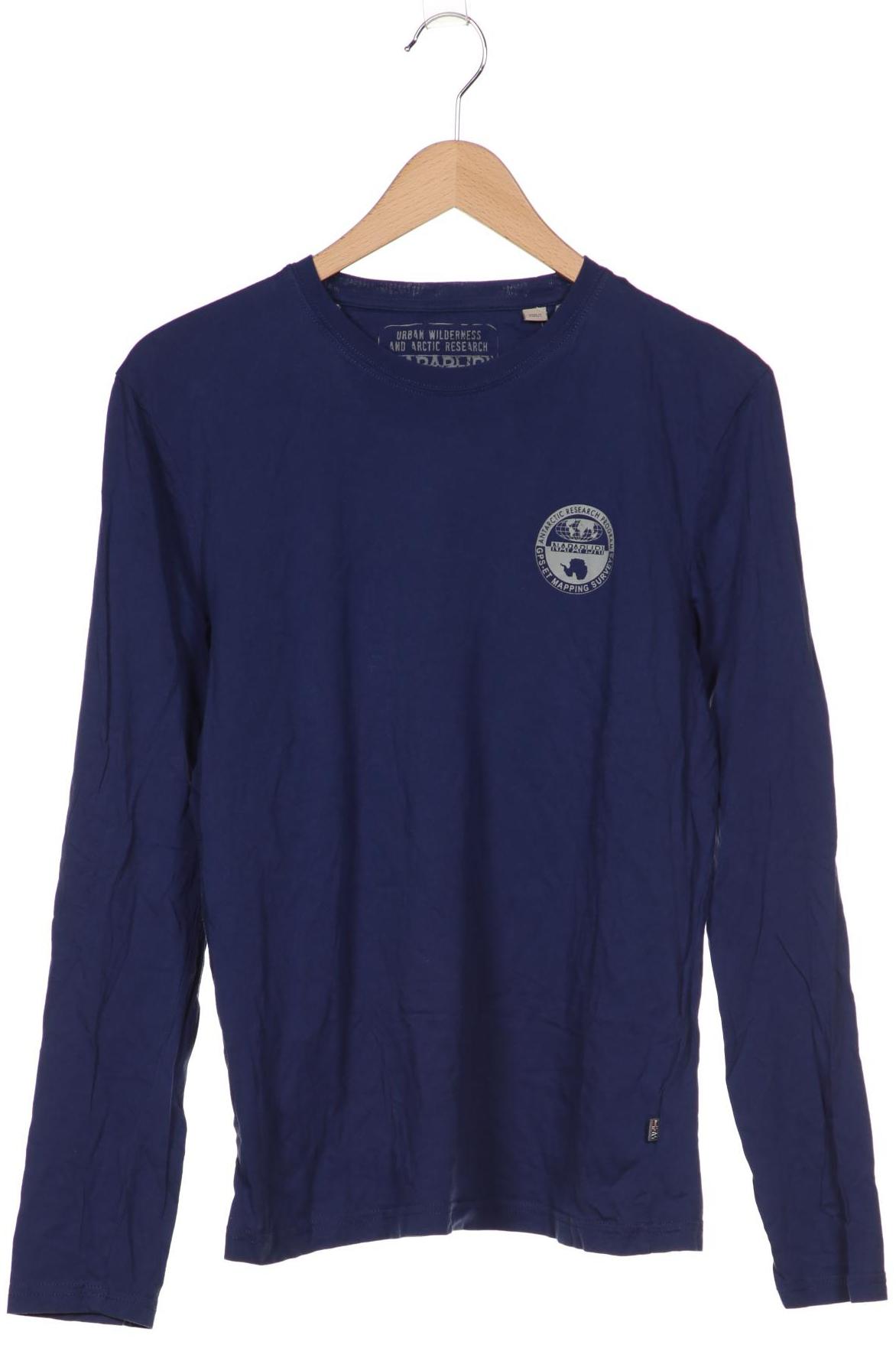 

Napapijri Herren Langarmshirt, blau