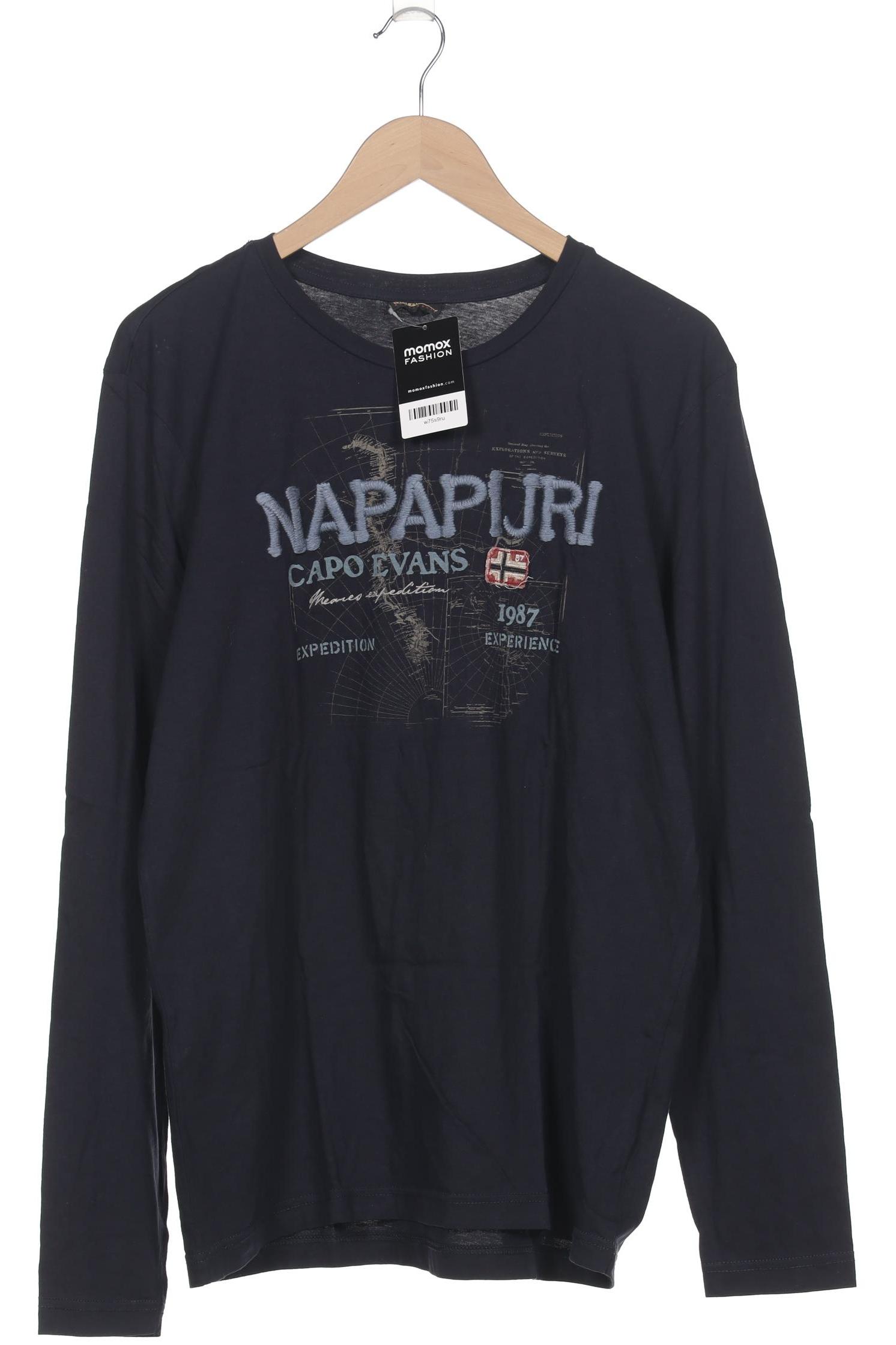 

Napapijri Herren Langarmshirt, marineblau, Gr. 54