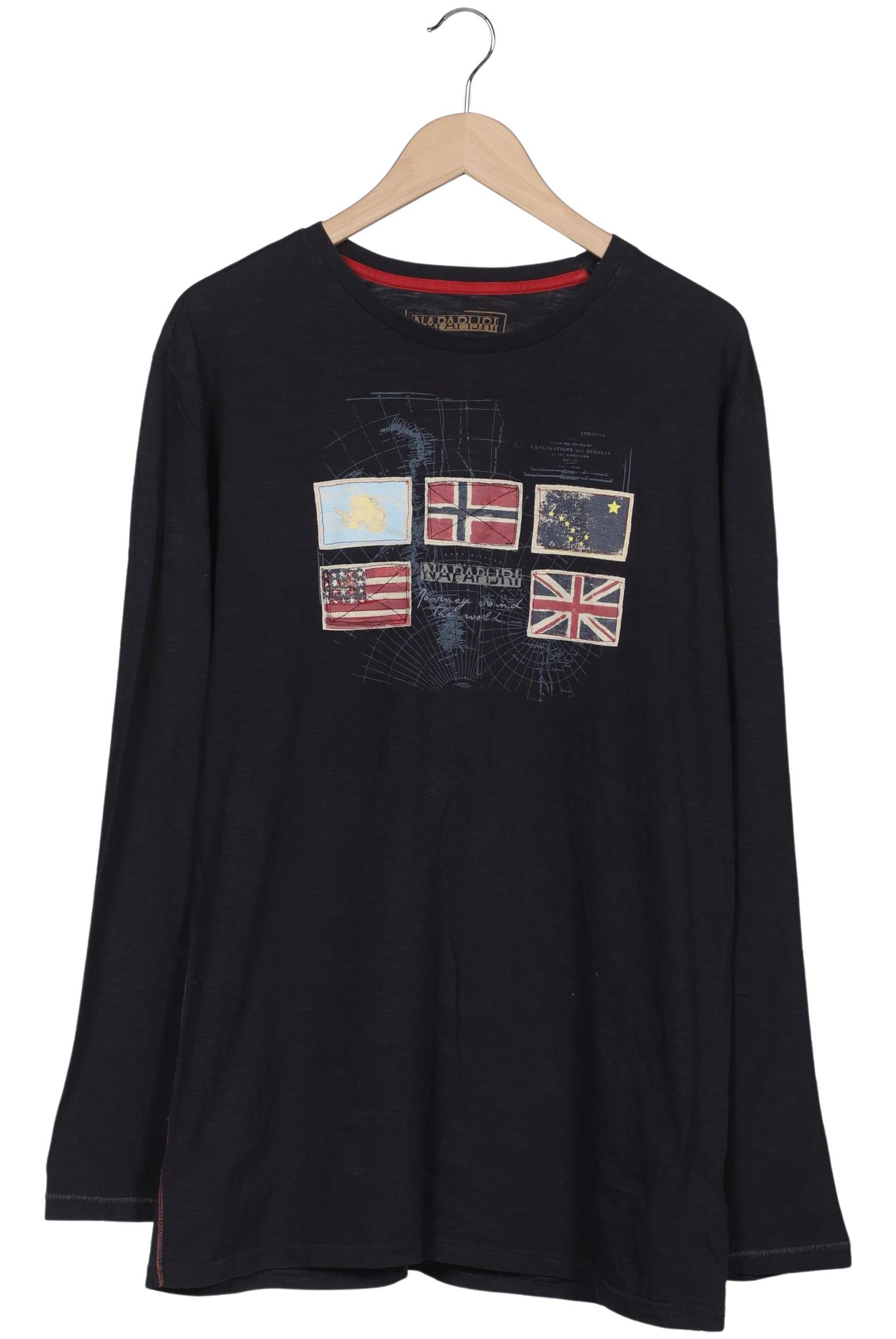

Napapijri Herren Langarmshirt, marineblau, Gr. 56