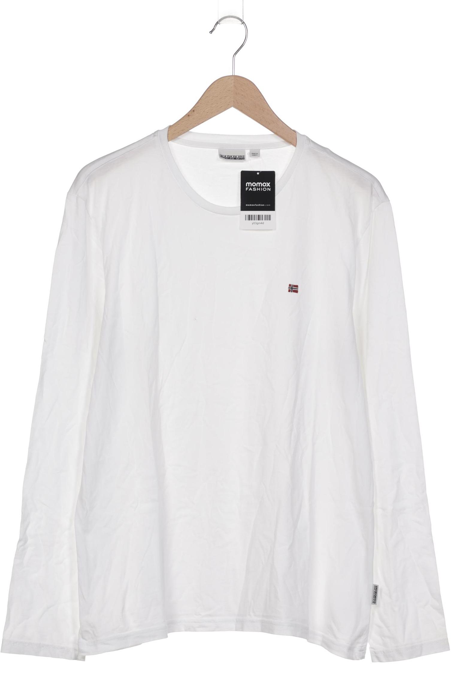 

Napapijri Herren Langarmshirt, weiß, Gr. 52