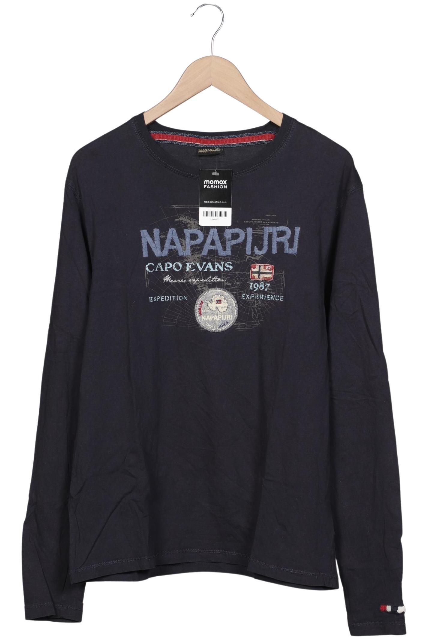 

Napapijri Herren Langarmshirt, marineblau, Gr. 54