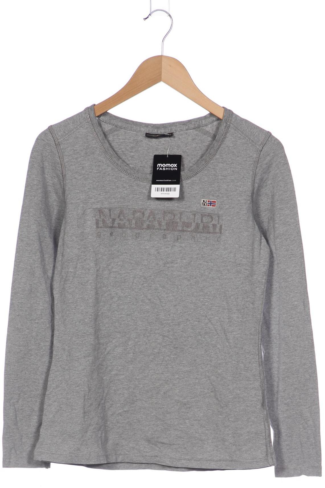 

Napapijri Herren Langarmshirt, grau, Gr. 52