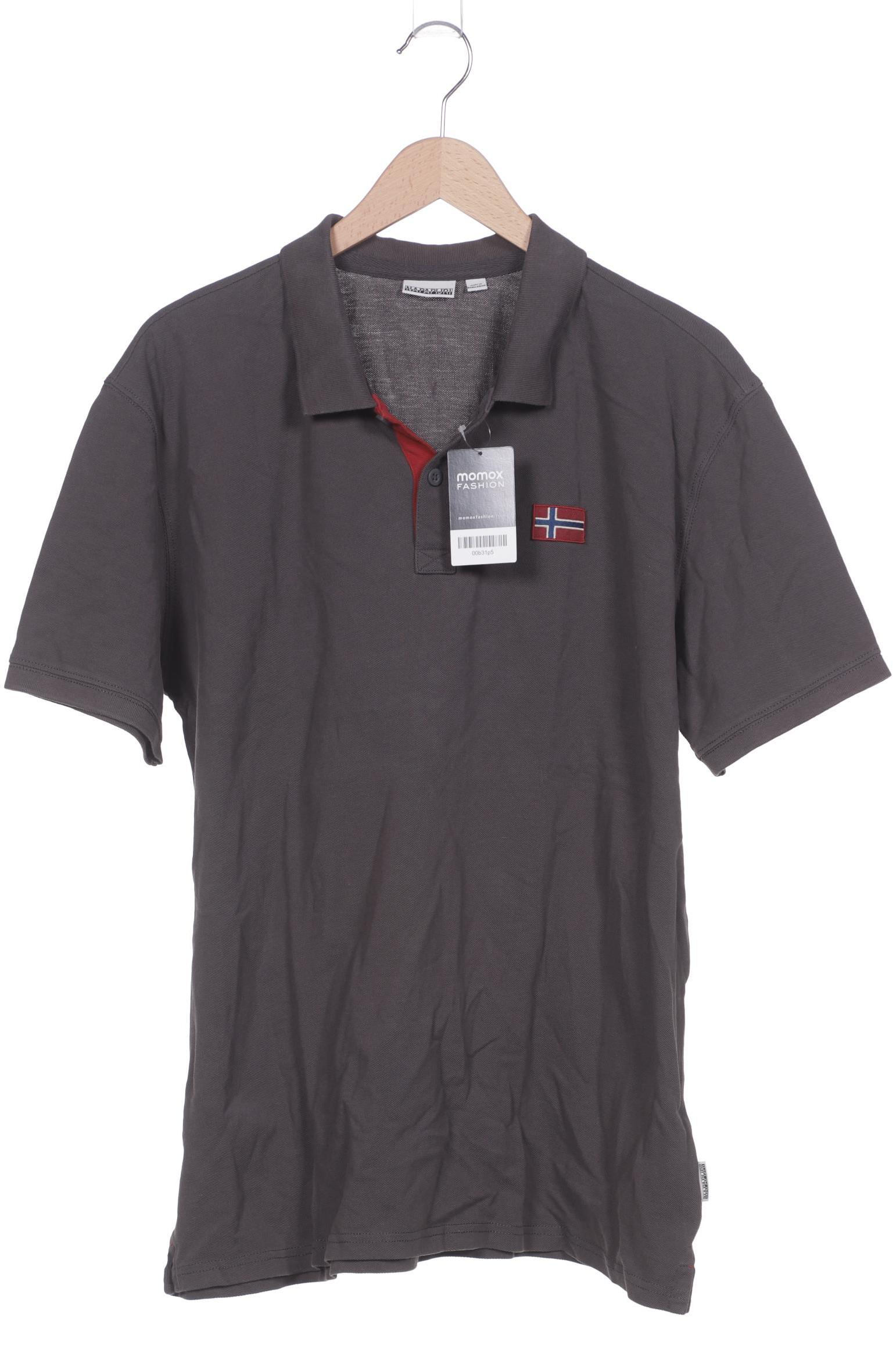 

Napapijri Herren Poloshirt, braun, Gr. 58