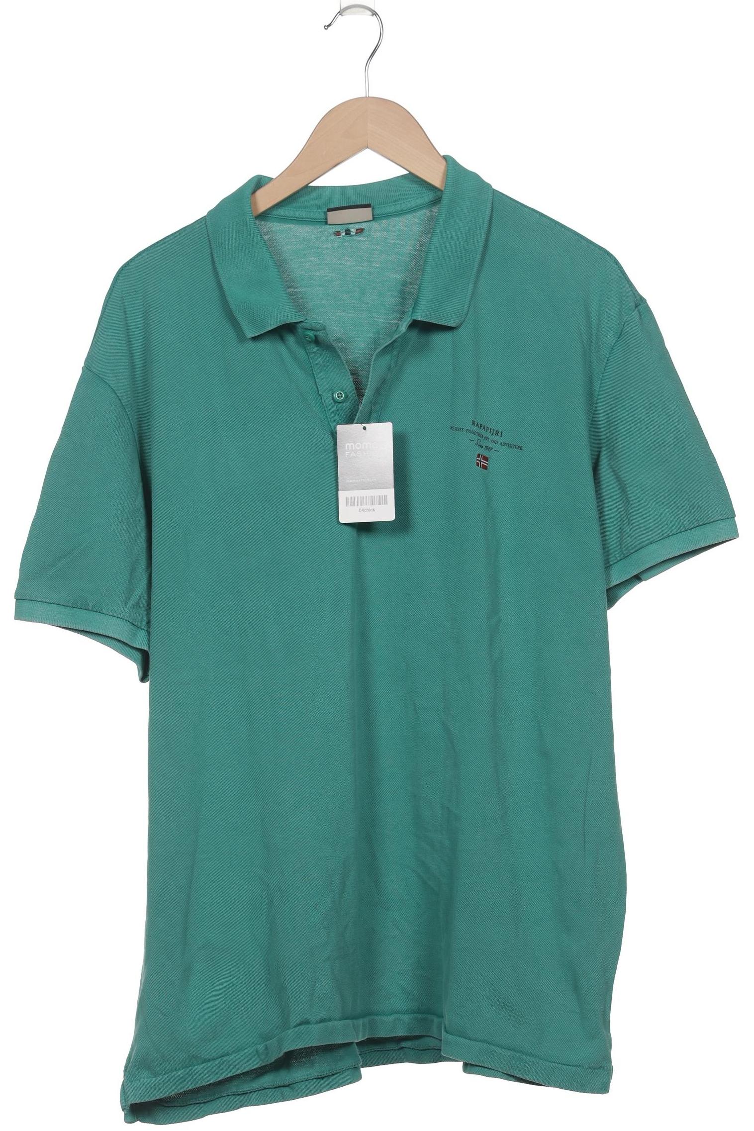 

Napapijri Herren Poloshirt, türkis, Gr. 58
