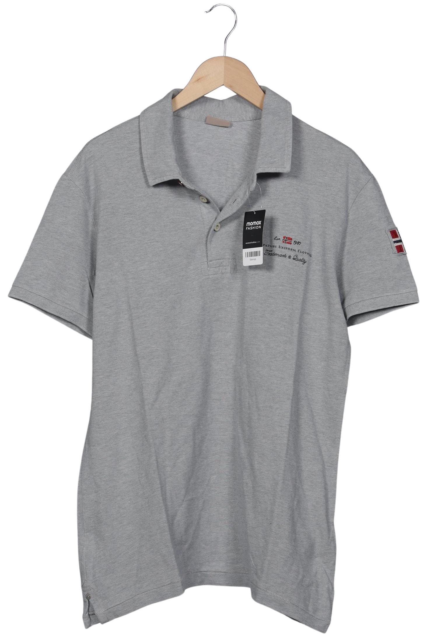

Napapijri Herren Poloshirt, grau, Gr. 56