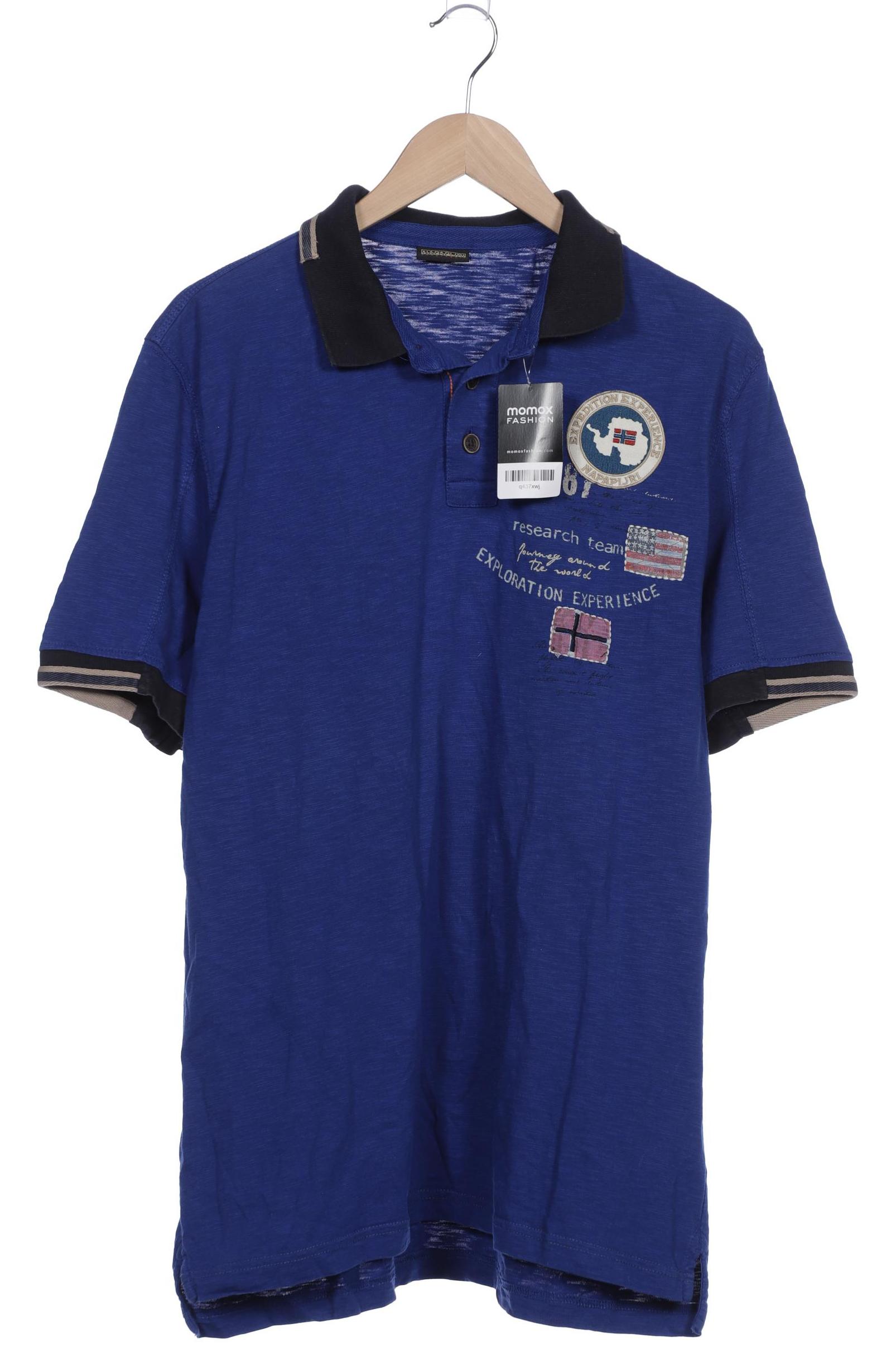 

Napapijri Herren Poloshirt, blau, Gr. 56